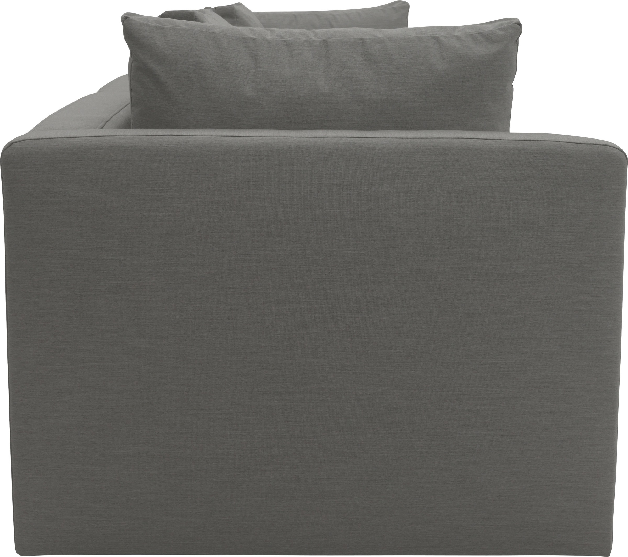 DOMO collection 3-Sitzer »Solskin, individuell erweiterbar/kombinierbar«, mit losen Kissen. Rücken- und Seitenteile als Stecksystem.