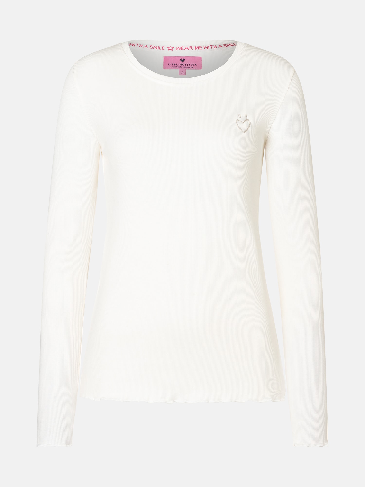 Lieblingsstück Langarmshirt »KyraEP« mit gewellten Saumabschlüssen