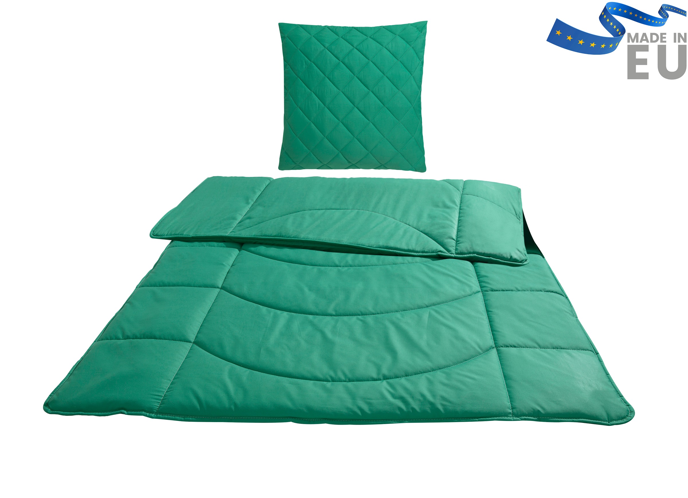 my home Steppbett + Kopfkissen »Microlux, Bettdecke 135x200 cm, 155x220 cm« günstig online kaufen