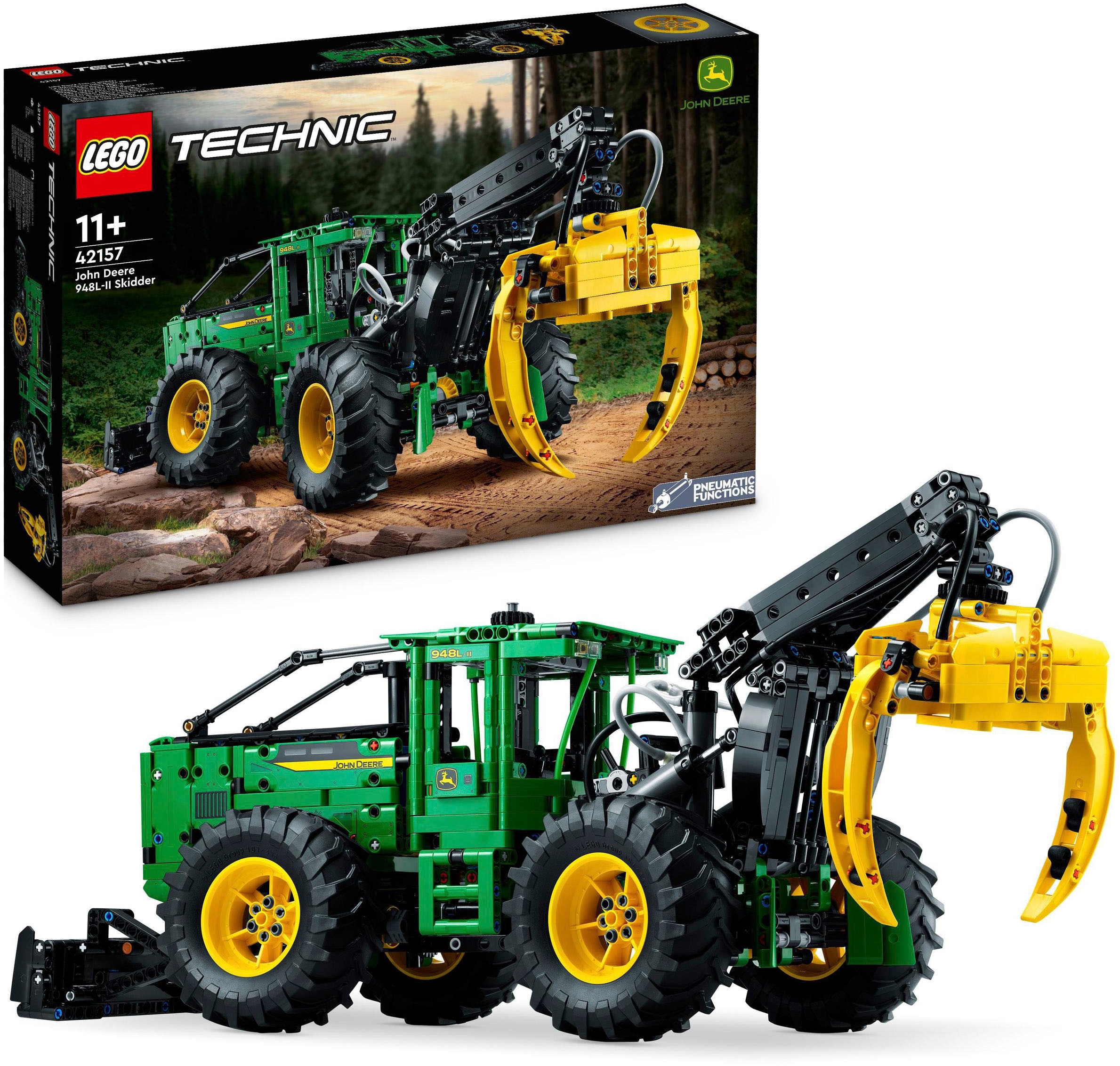 LEGO® Konstruktionsspielsteine »John Deere 948L-II Skidder (42157), LEGO® Technic«, (1492 St.), Made in Europe