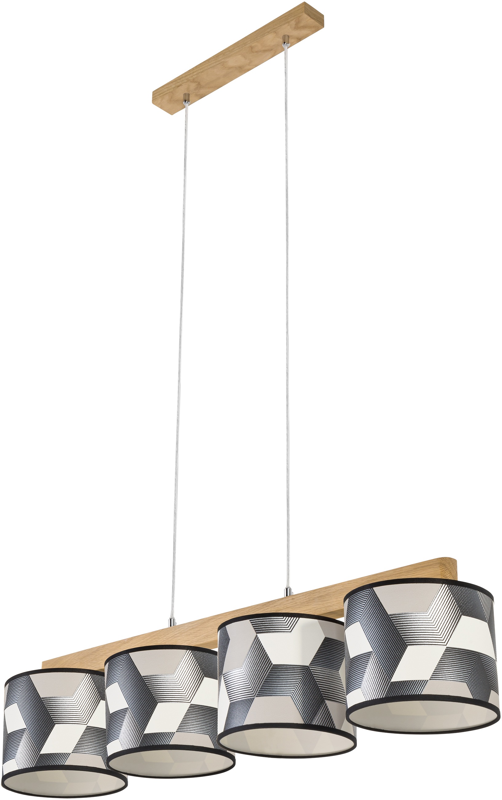 BRITOP LIGHTING Pendelleuchte »ESPACIO«, 4 flammig, Leuchtmittel E27   ohne günstig online kaufen