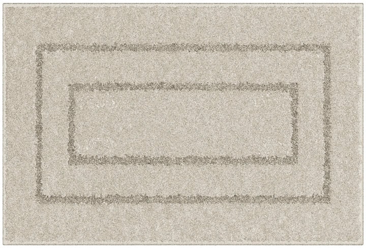 my home Badematte »Eliane«, rutschhemmend beschichtet, strapazierfähig, Badteppich, mit Hoch-Tief-Effekt