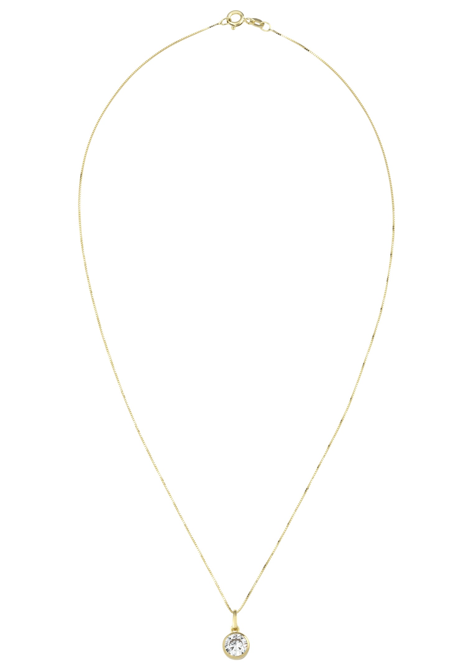 Amor Kette mit Anhänger »2014374« Made in Germany - mit Zirkonia (synth.)