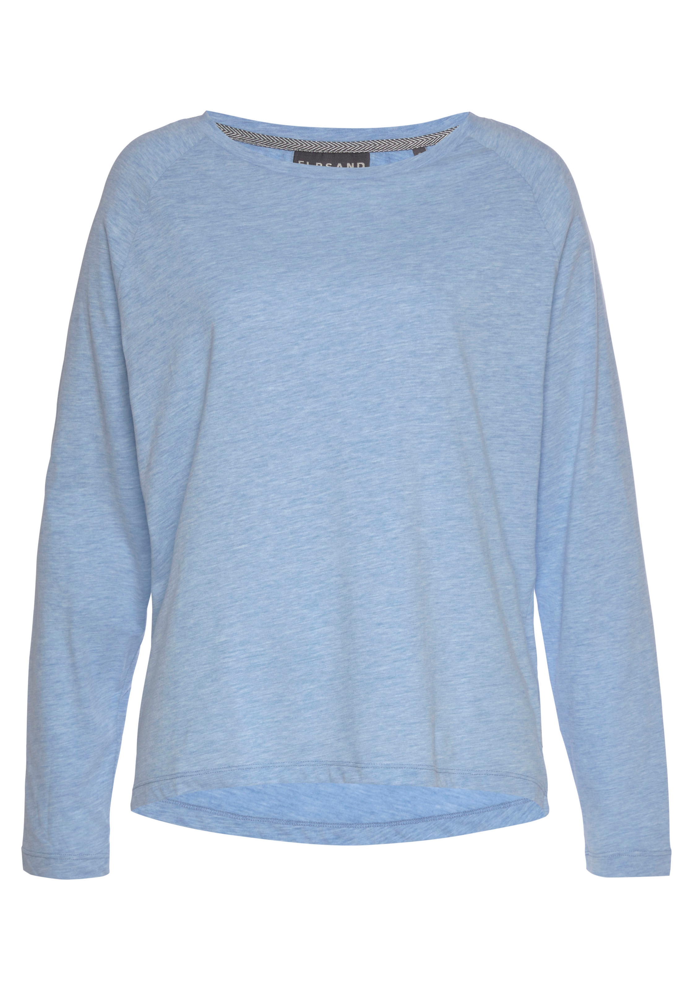 Elbsand Longsleeve »Tira«, mit Logodruck hinten, Langarmshirt aus Baumwoll-Mix, sportlich-casual