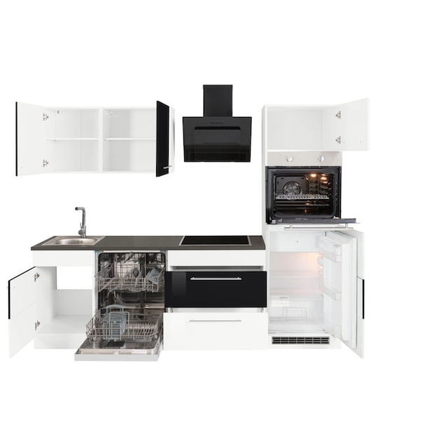 HELD MÖBEL Küchenzeile »Trient«, mit E-Geräten, Breite 250 cm auf Rechnung  kaufen