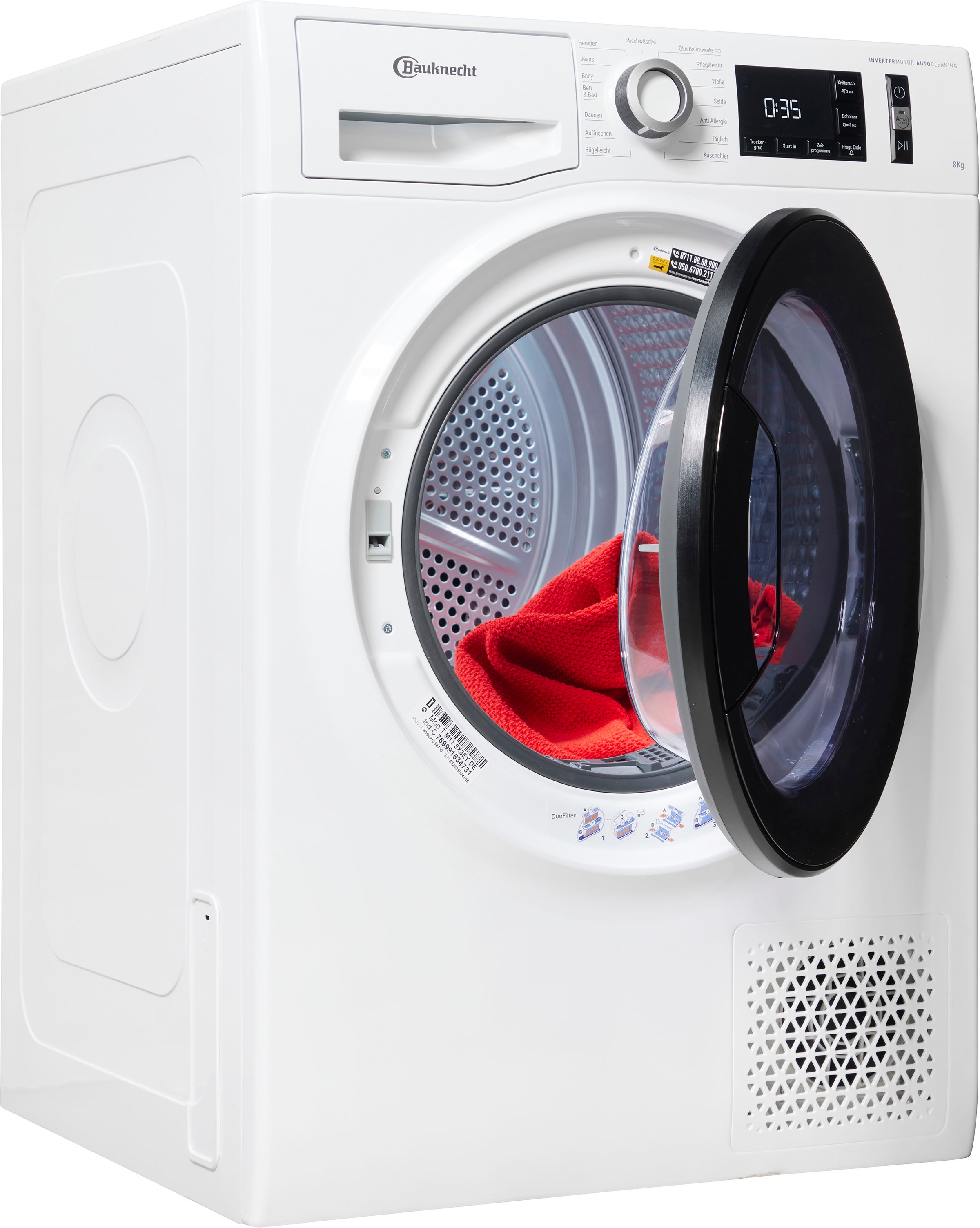 BAUKNECHT Wärmepumpentrockner »T M11 8X3EY DE«, 8 kg günstig online kaufen
