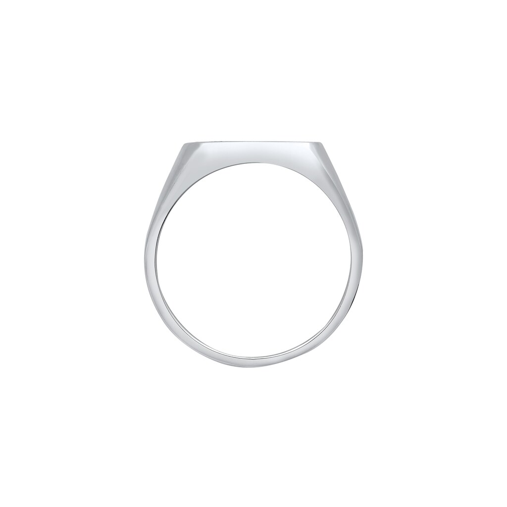 Kuzzoi Siegelring »Herren Siegelring Emaille Logo Basic 925 Silber«