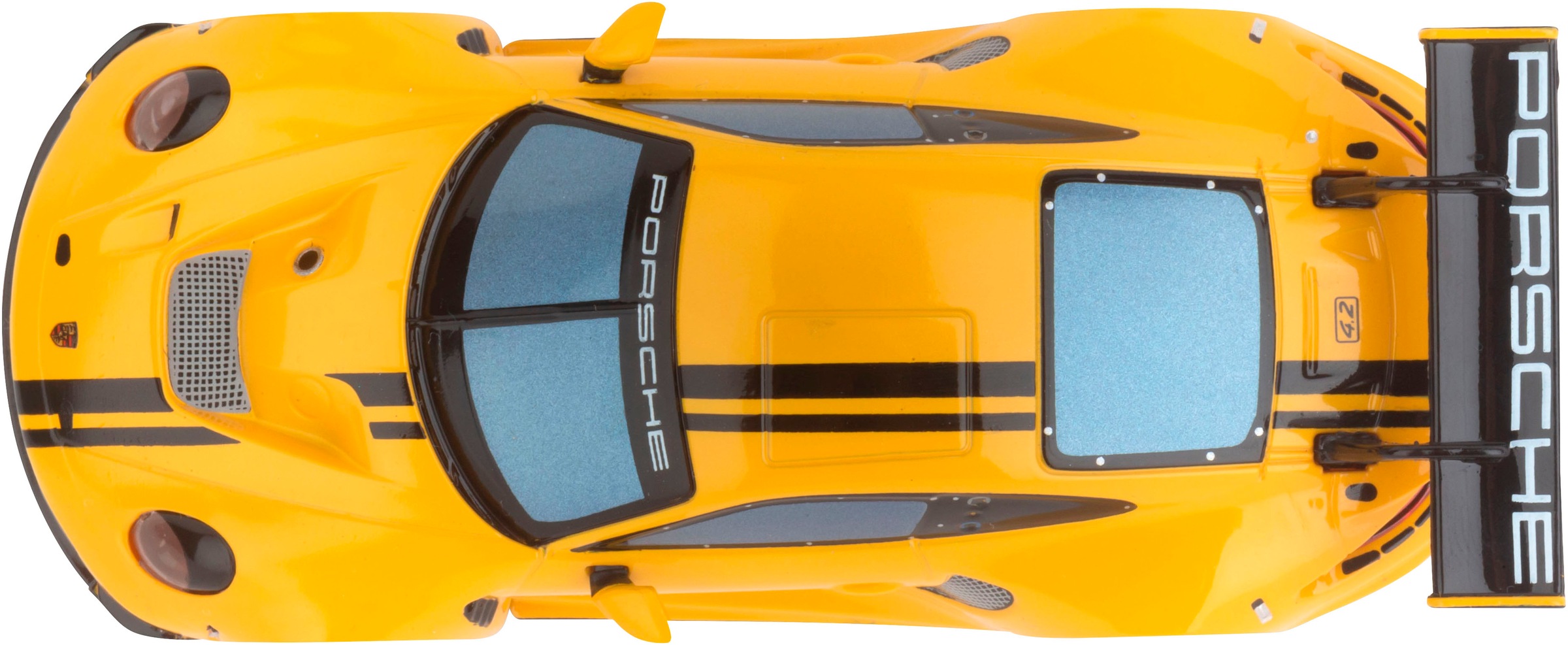 Carrera® Rennbahn-Auto »Carrera Hybrid, Porsche 911 GT3 R, Speed Yellow«