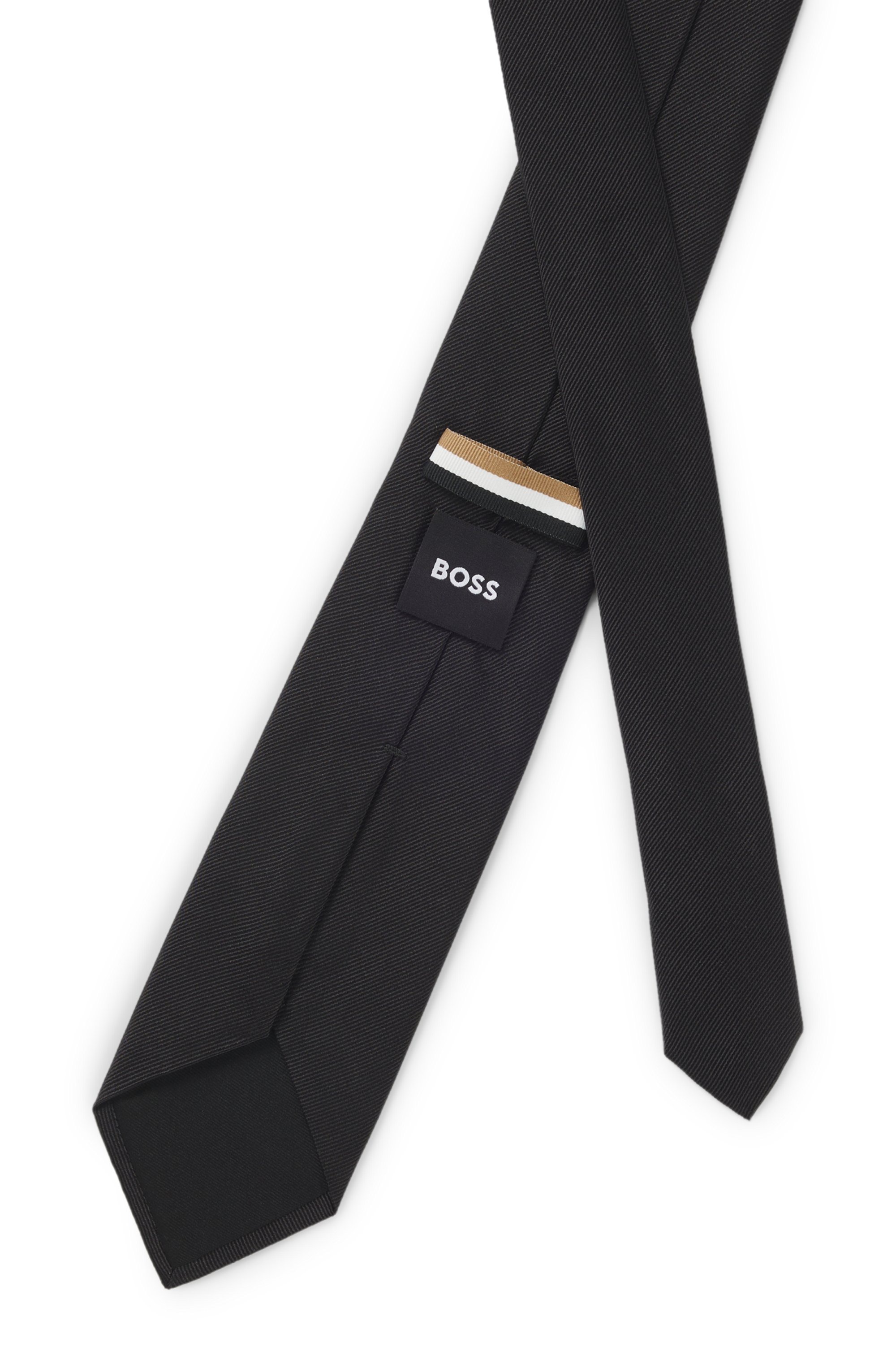 BOSS Krawatte »H-TIE 7,5 CM«, in Satin-Optik