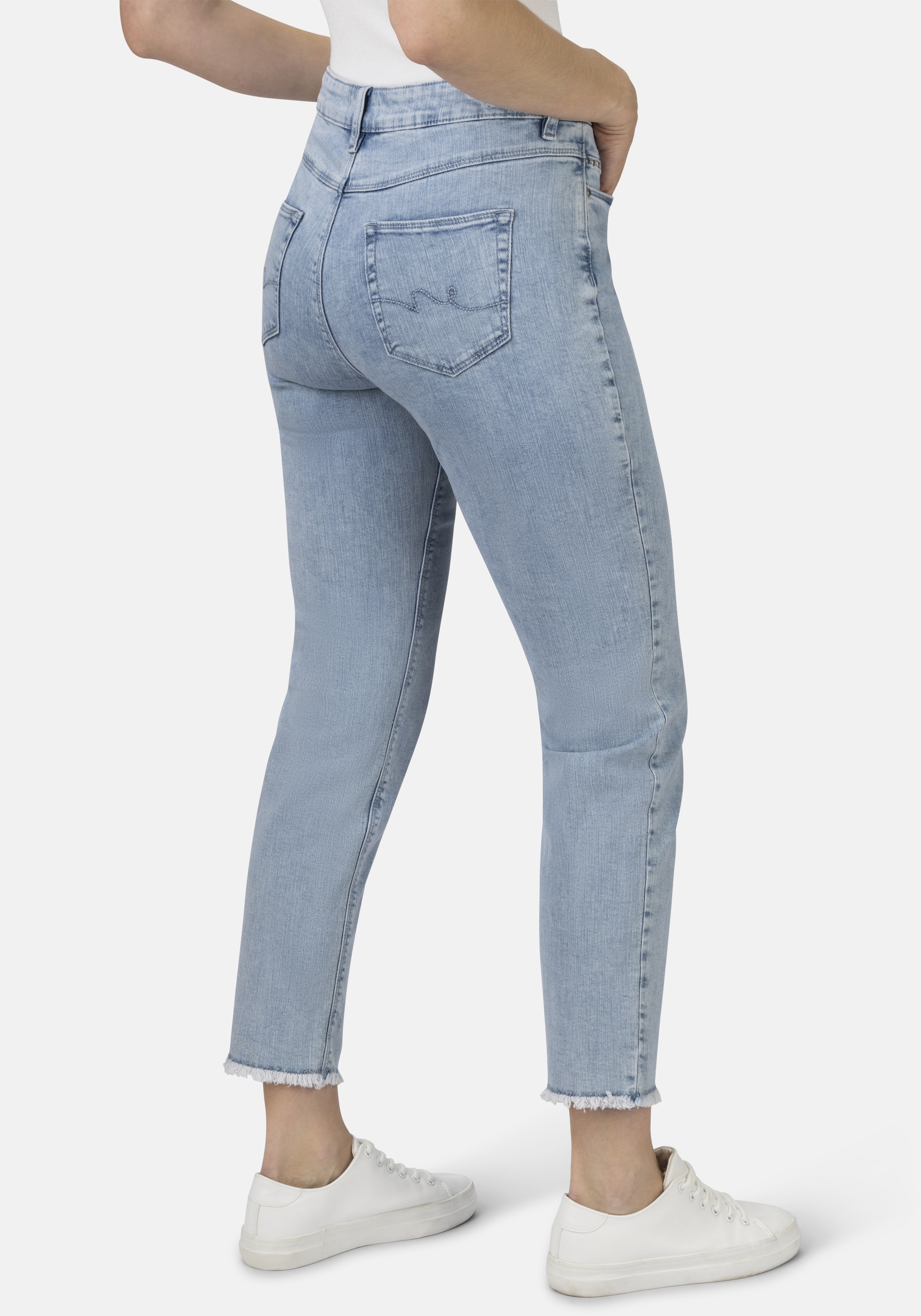 STOOKER WOMEN 5-Pocket-Jeans »Zermatt Fashion Straight Fit« Straight Fit Casual Acid Wash Denim Jeans für Damen