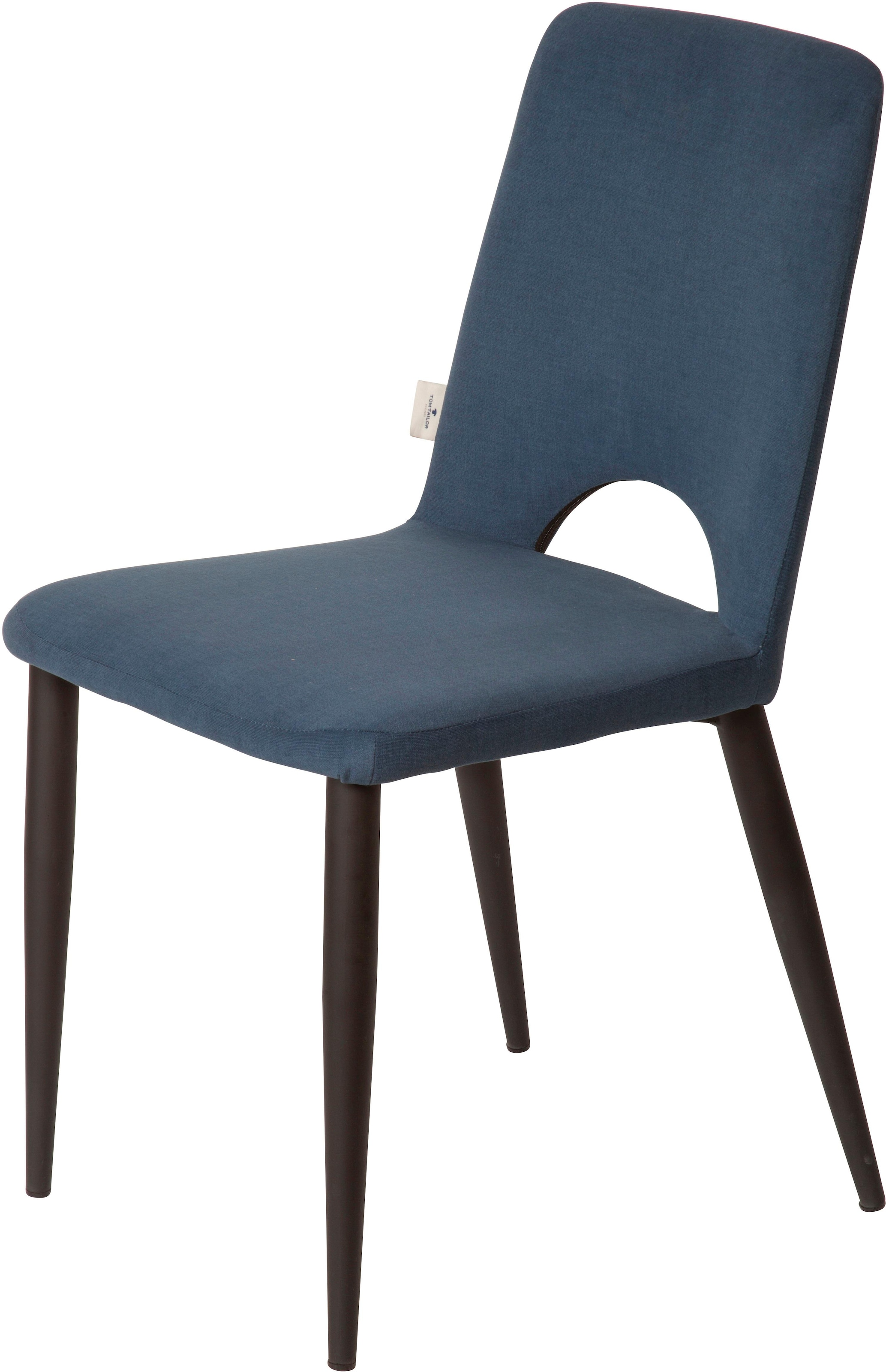 TOM TAILOR HOME Polsterstuhl »T-VELVET CHAIR«, (Set), 2 St., Samtstoff STC günstig online kaufen