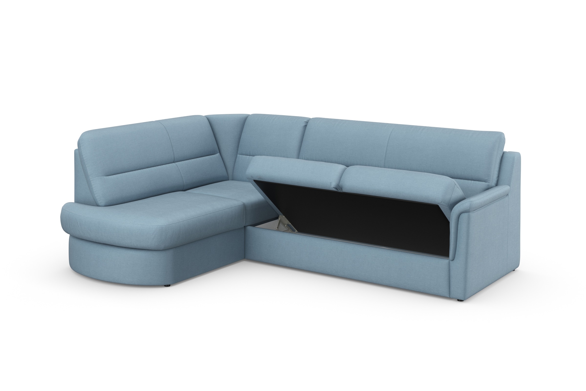 sit&more Ecksofa »Panini L-Form«, wahlweise mit Vorziehsitz und Bettkasten