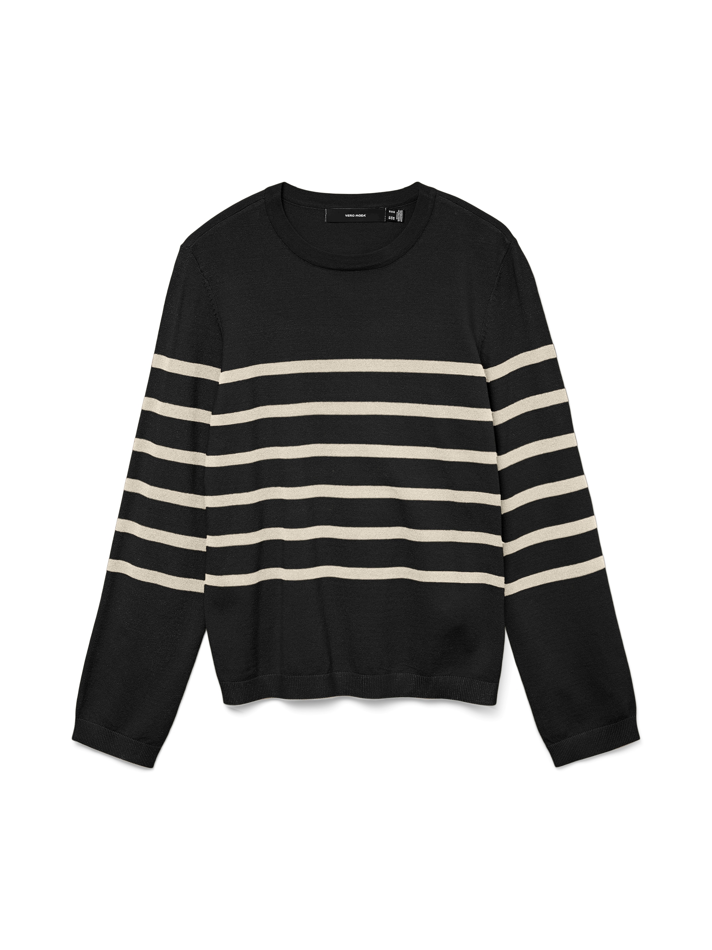 Vero Moda Rundhalspullover »VMSABA PLAIN LS O-NECK PULLOVER GA NOOS«