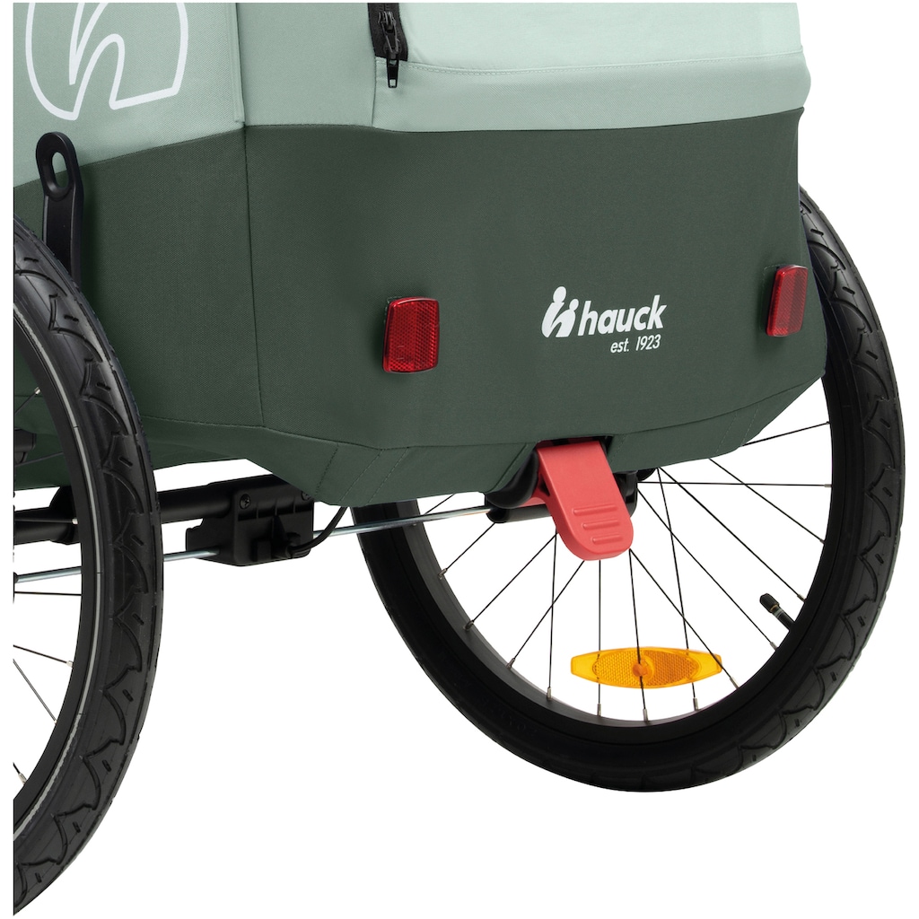 Hauck Fahrradkinderanhänger »2in1 Bike Trailer und Buggy Dryk Duo Plus, dark green«