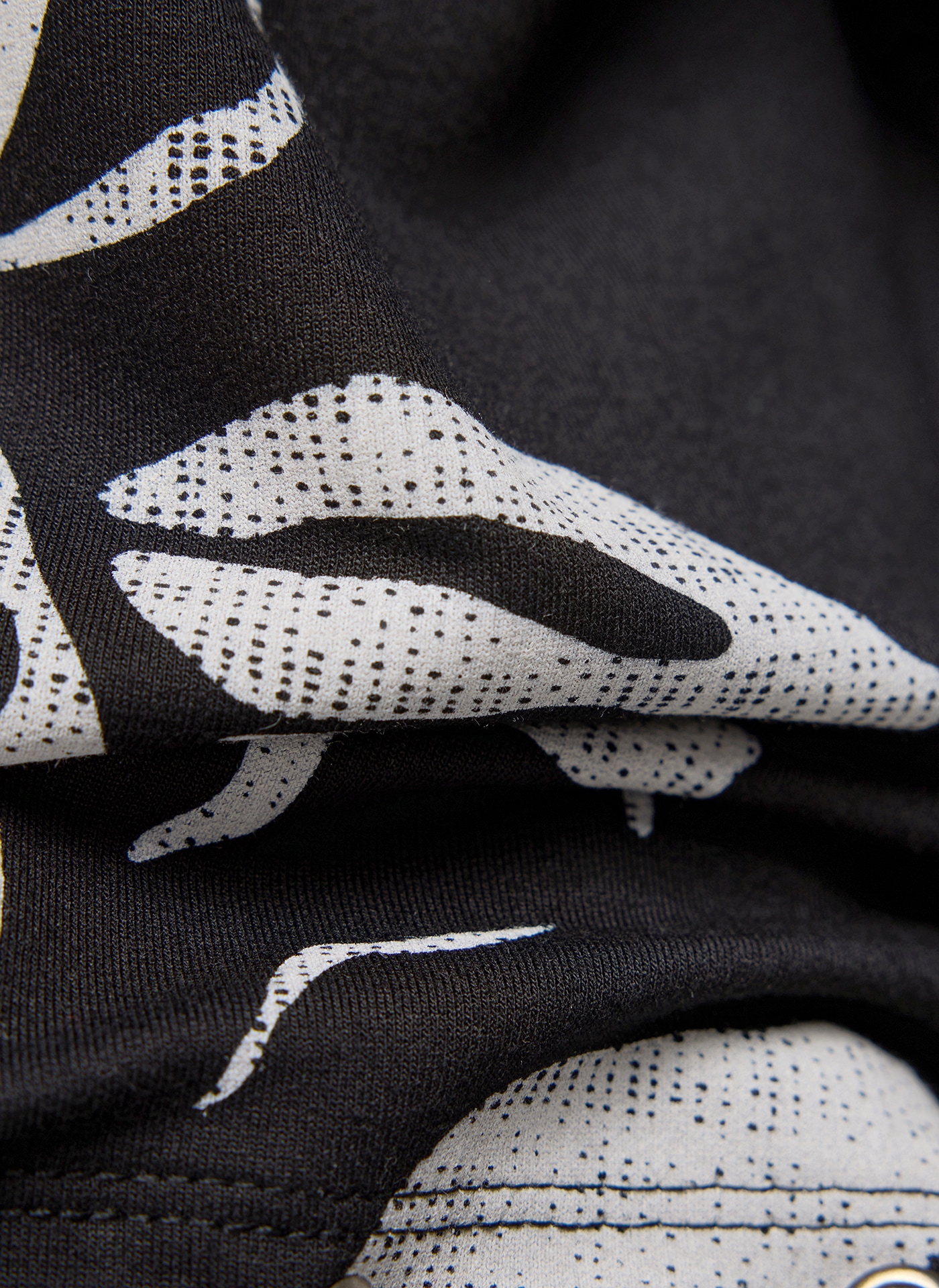 Rabe 3/4-Arm-Shirt mit Frontprint und Nieten