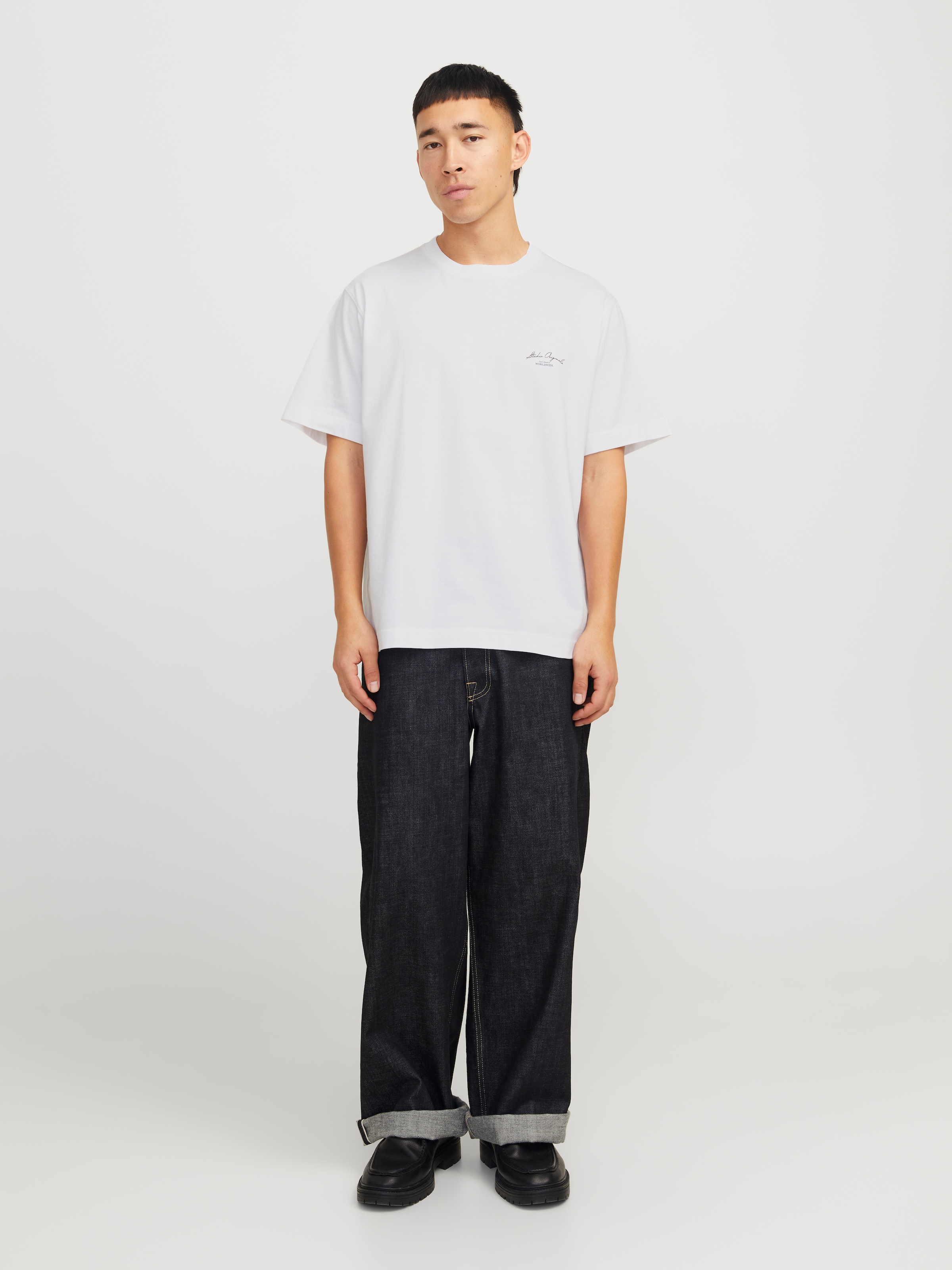 Jack & Jones T-Shirt »JORISLINGTON BACK TEE SS CREW NECK SN«