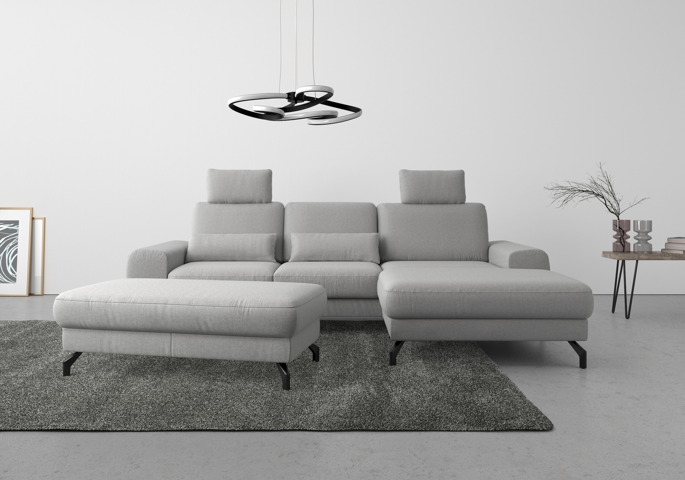 sit&more Hockerbank »Cinturo« mit Federkern, Sitzhöhe 45 cm