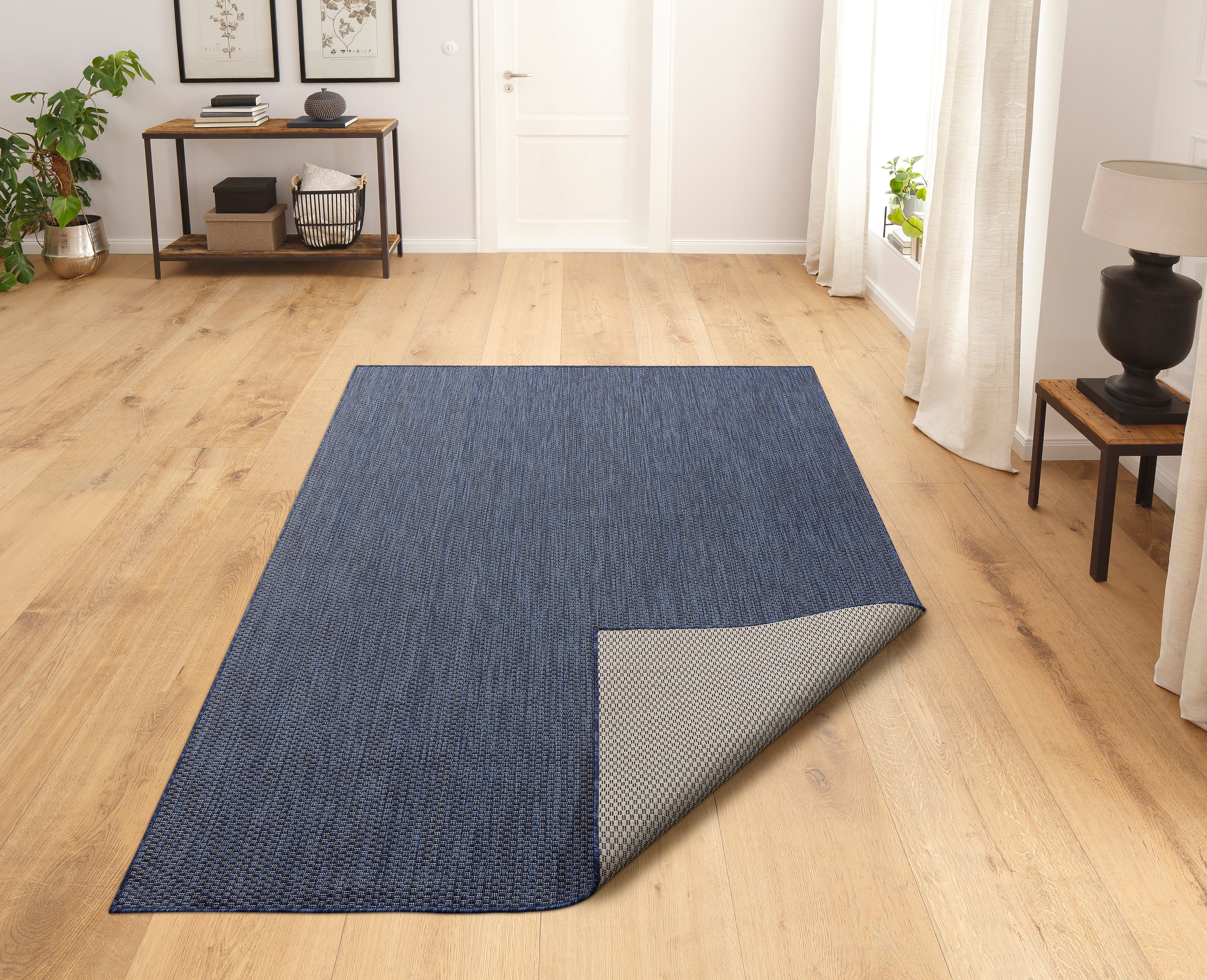 my home Teppich »Rhodos, In-und Outdoor geeignet«, rechteckig, 3 mm Höhe, S günstig online kaufen