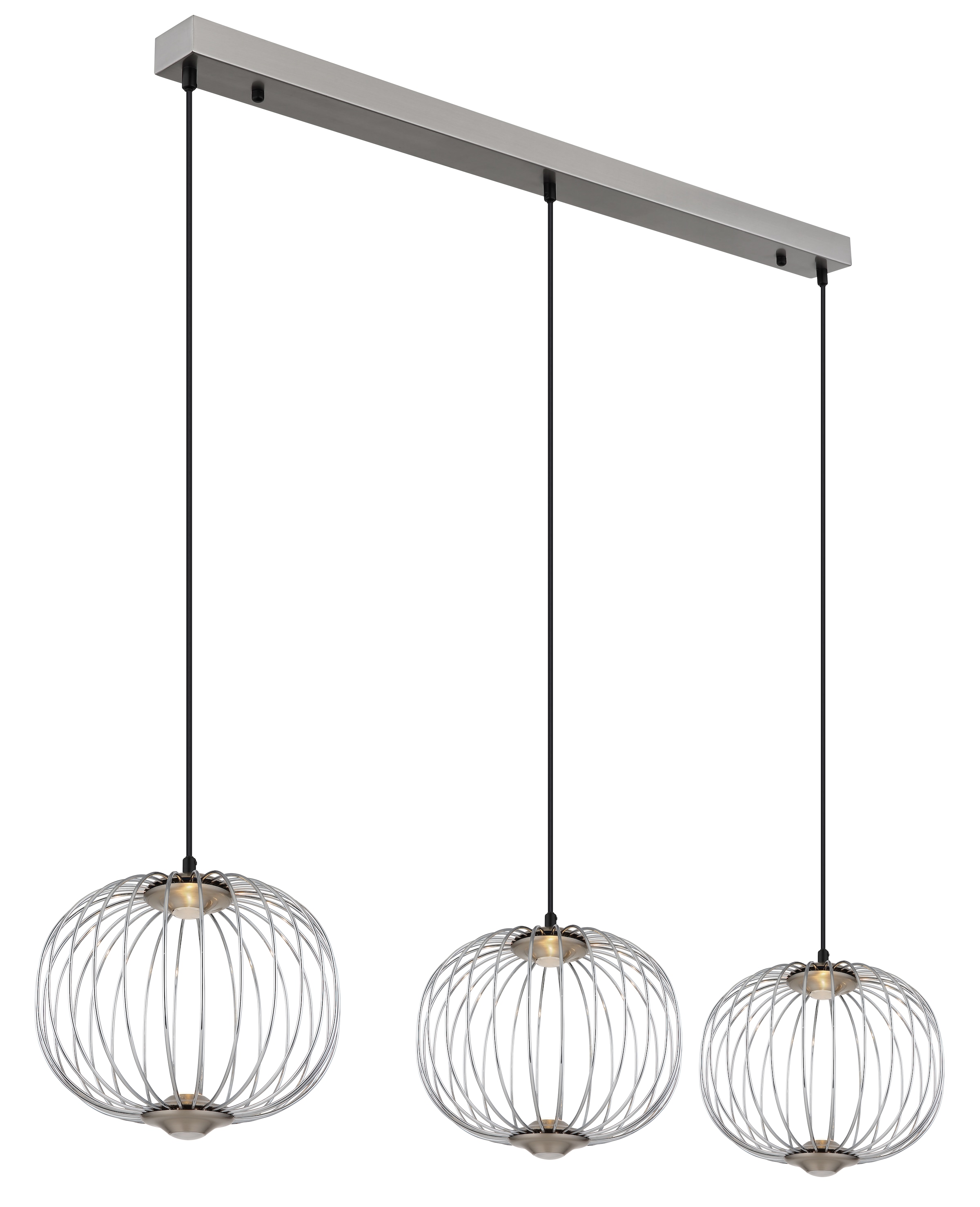 GLOBO LIGHTING LED Pendelleuchte »GALWAY«, Leuchtmittel LED-Modul | LED fest integriert, Hängelampe/Hängeleuchte/Wohnzimmer/Esszimmer/Esstisch/rund