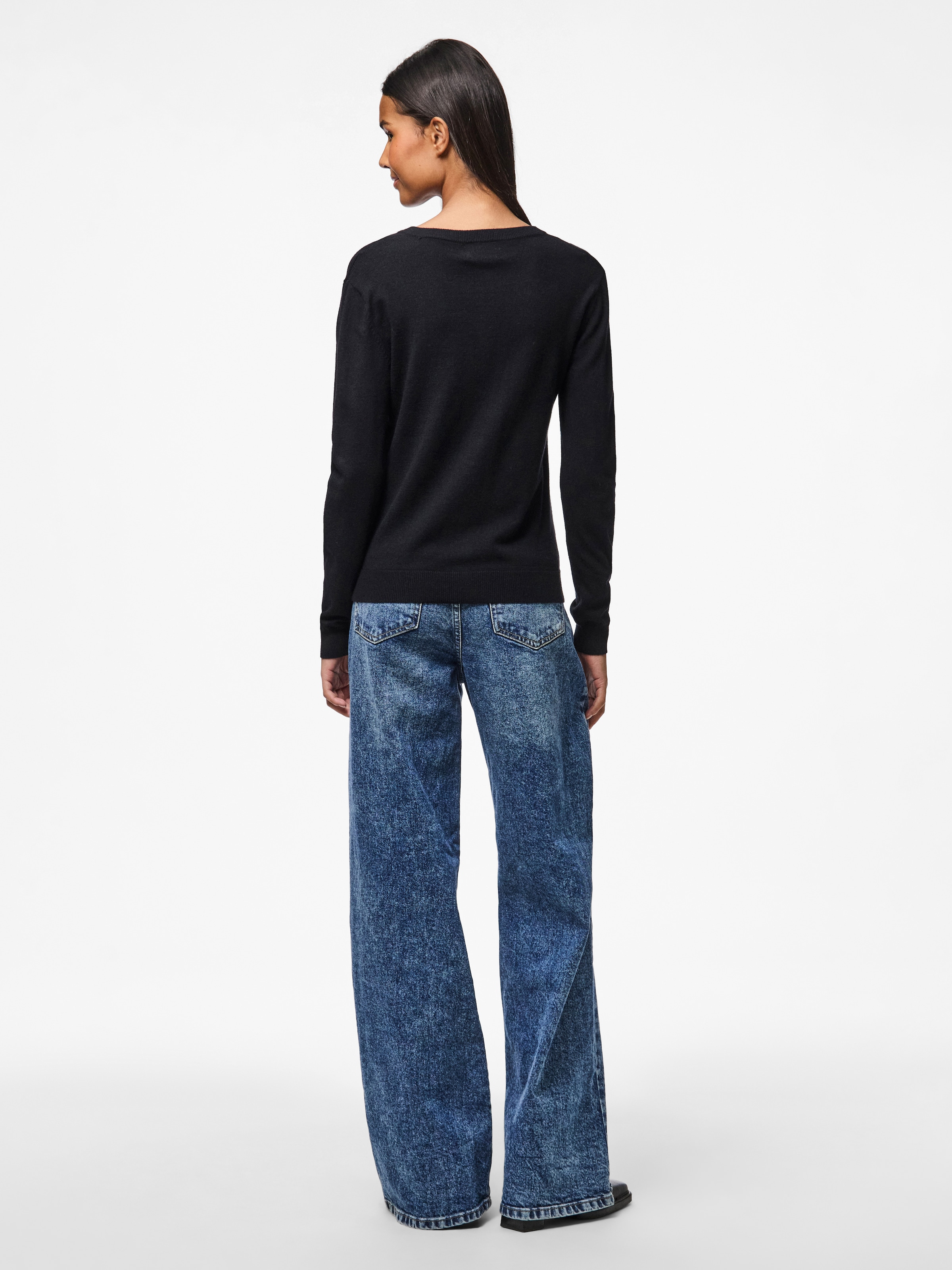 pieces Strickjacke »PCNORA LS O-NECK KNIT CARDIGAN NOOS BC«
