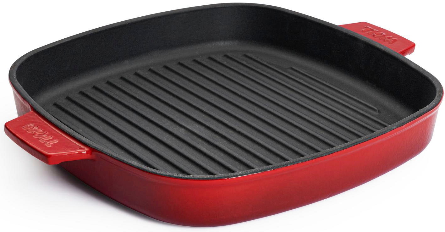 WOLL Grillpfanne »Iron«, Gusseisen, (1 tlg.), 28x28 cm, Induktion