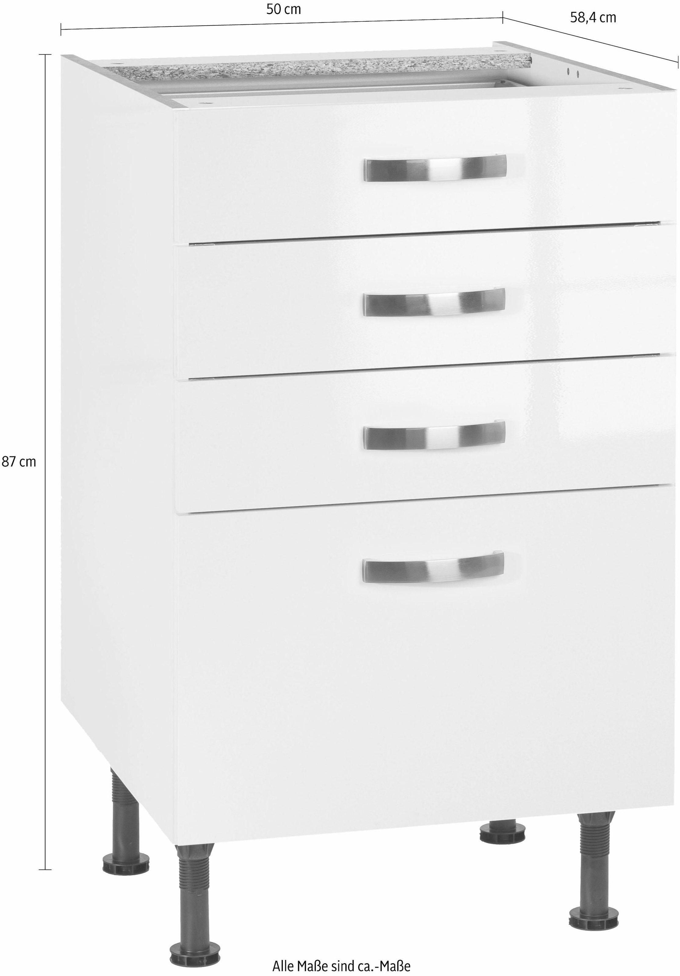 OPTIFIT Unterschrank »Cara«, Breite 50 cm, mit Vollauszügen und Soft-Close-Funktion