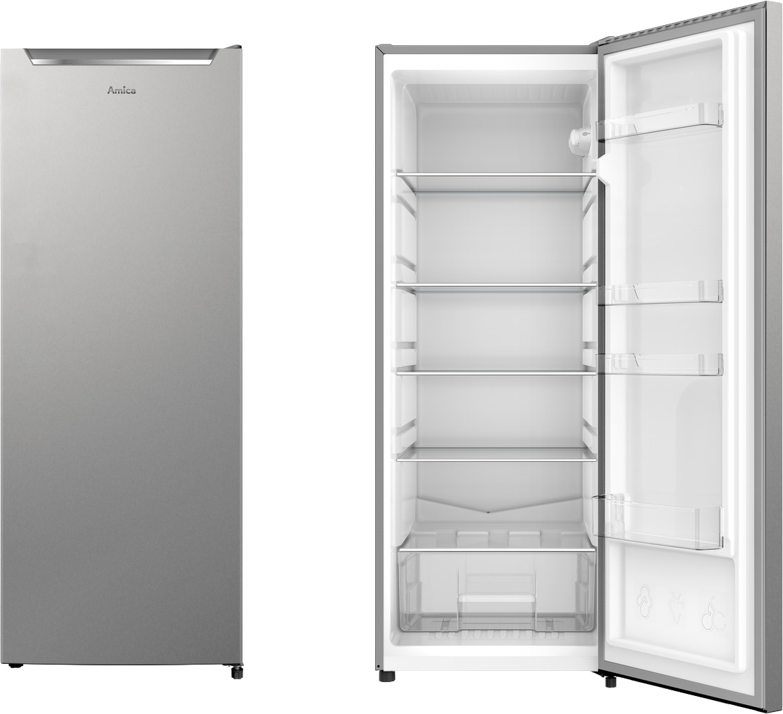 Amica Vollraumkühlschrank »VKS 354 135 E« 144 cm hoch 54 cm breit Mehr Frische-Komfort: hell, flexibel und hochwertig im Look