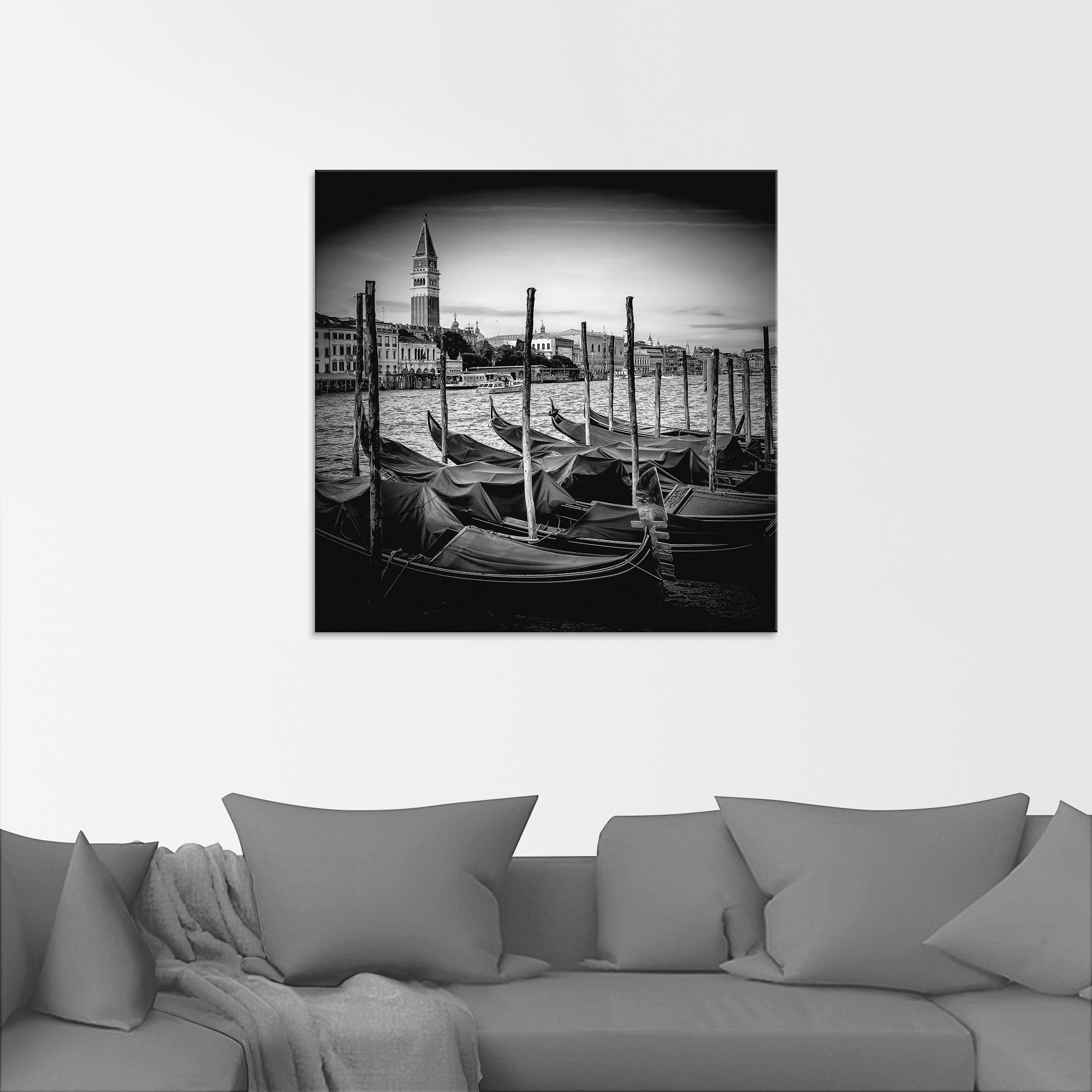 Artland Glasbild »Venedig Canal Grande & Markusturm II«, Italien, (1 St.), günstig online kaufen