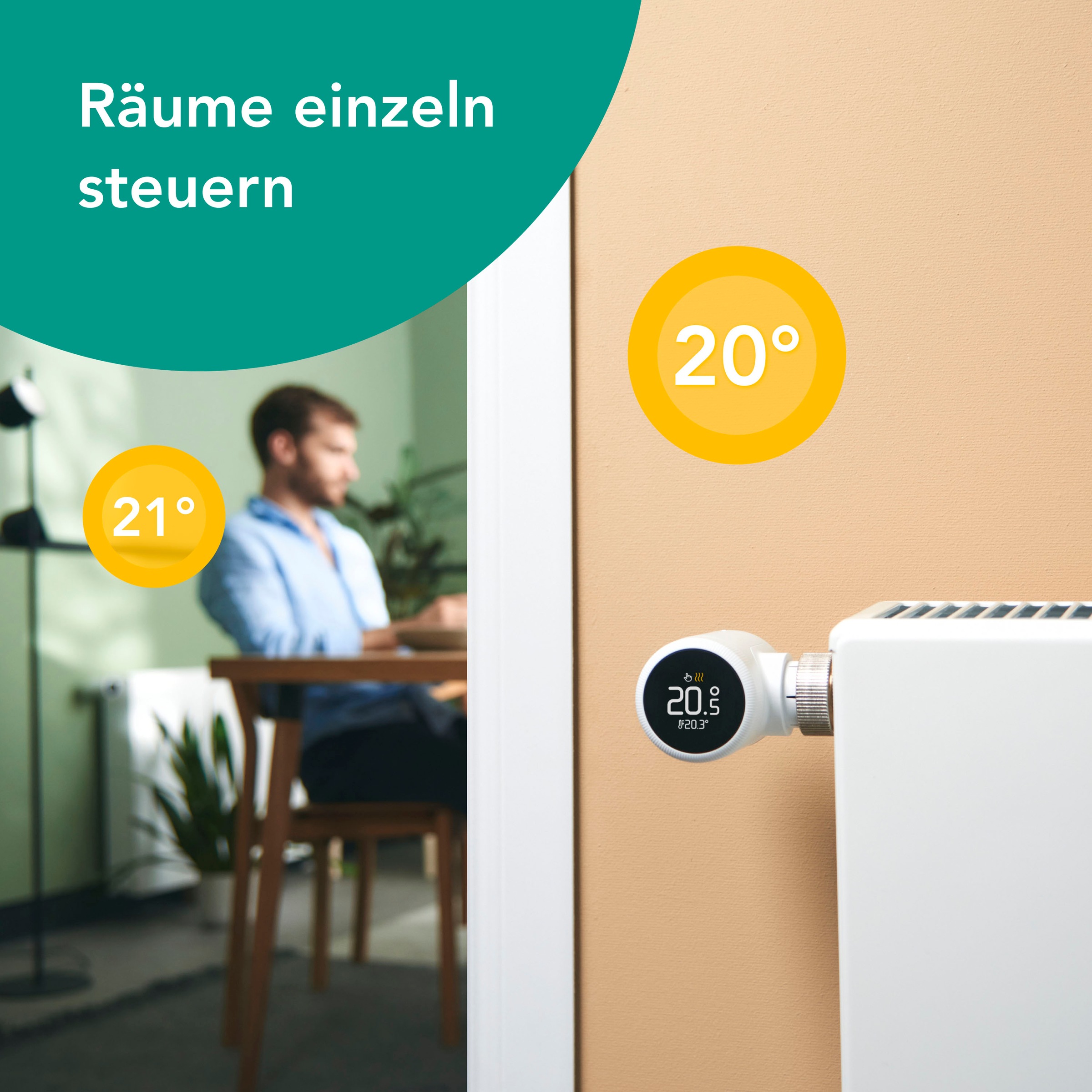 Tado Heizkörperthermostat »2x Smartes Heizkörper-Thermostat X«