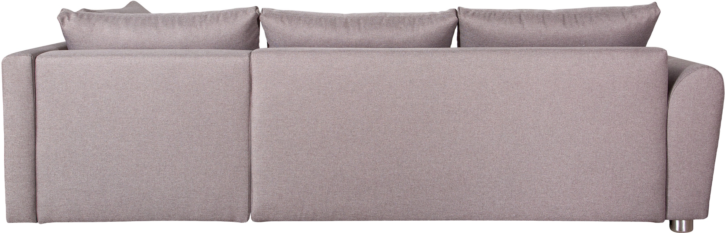 COLLECTION AB Ecksofa »JANA«, Ecksofa,Bettfunktion,Bettkasten,Bonnelfederkern,Rückenkissen