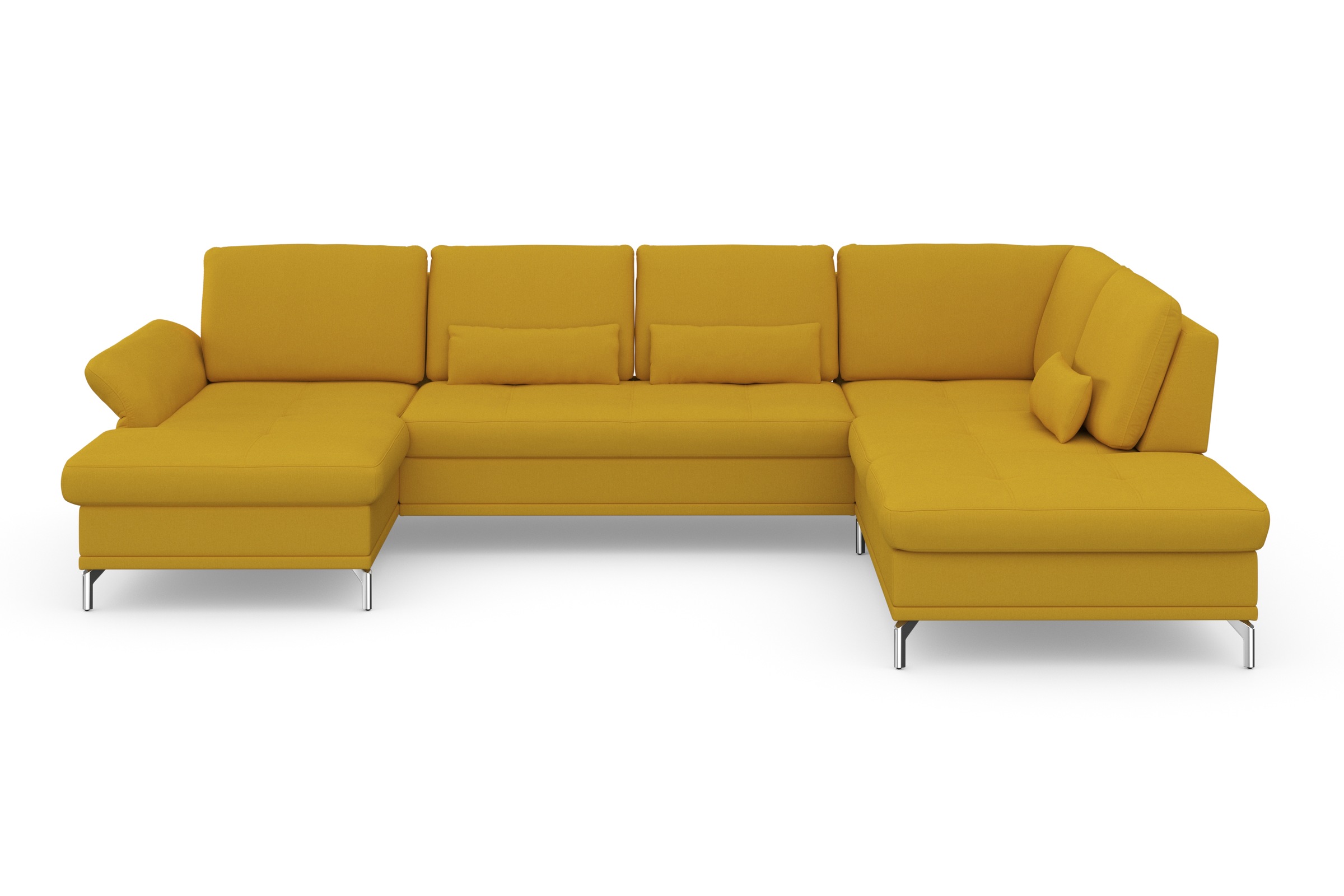 Home affaire Wohnlandschaft »Palm Beach U-Form« Federkern, mit Sitztiefenve günstig online kaufen