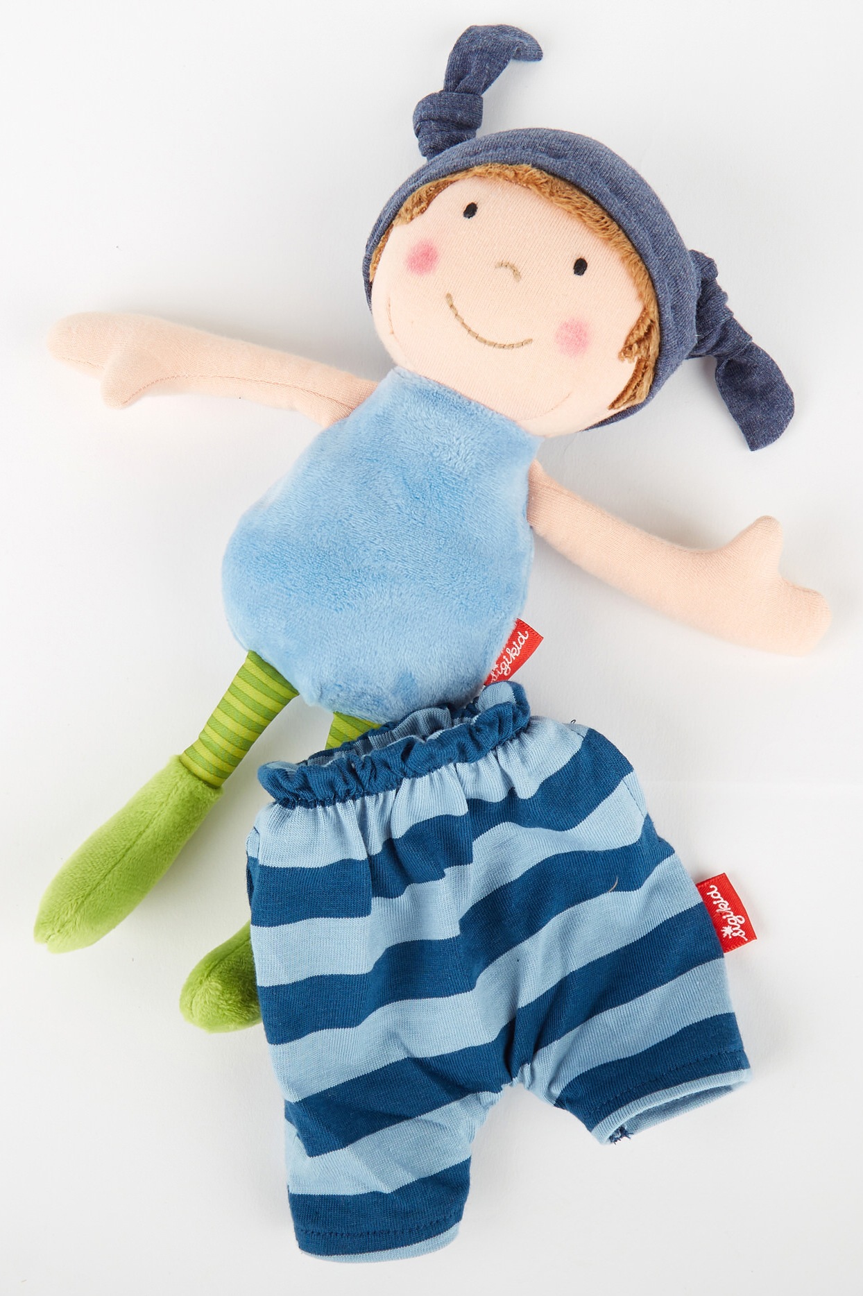 Sigikid Stoffpuppe »Brenda Bilipup, blau«