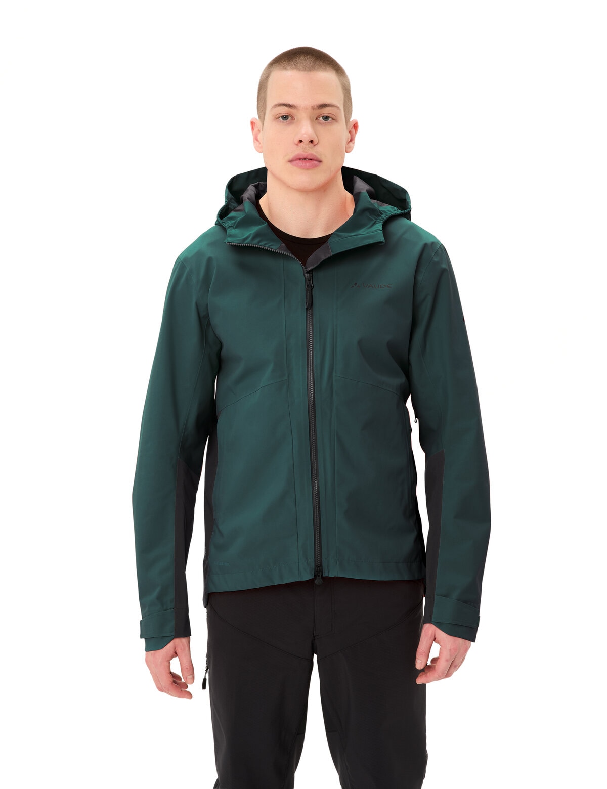 VAUDE Fahrradjacke »MEN'S MOAB PRO RAIN JACKET« mit Unterarm-Belüftung, winddicht, atmungsaktiv, wasserdicht