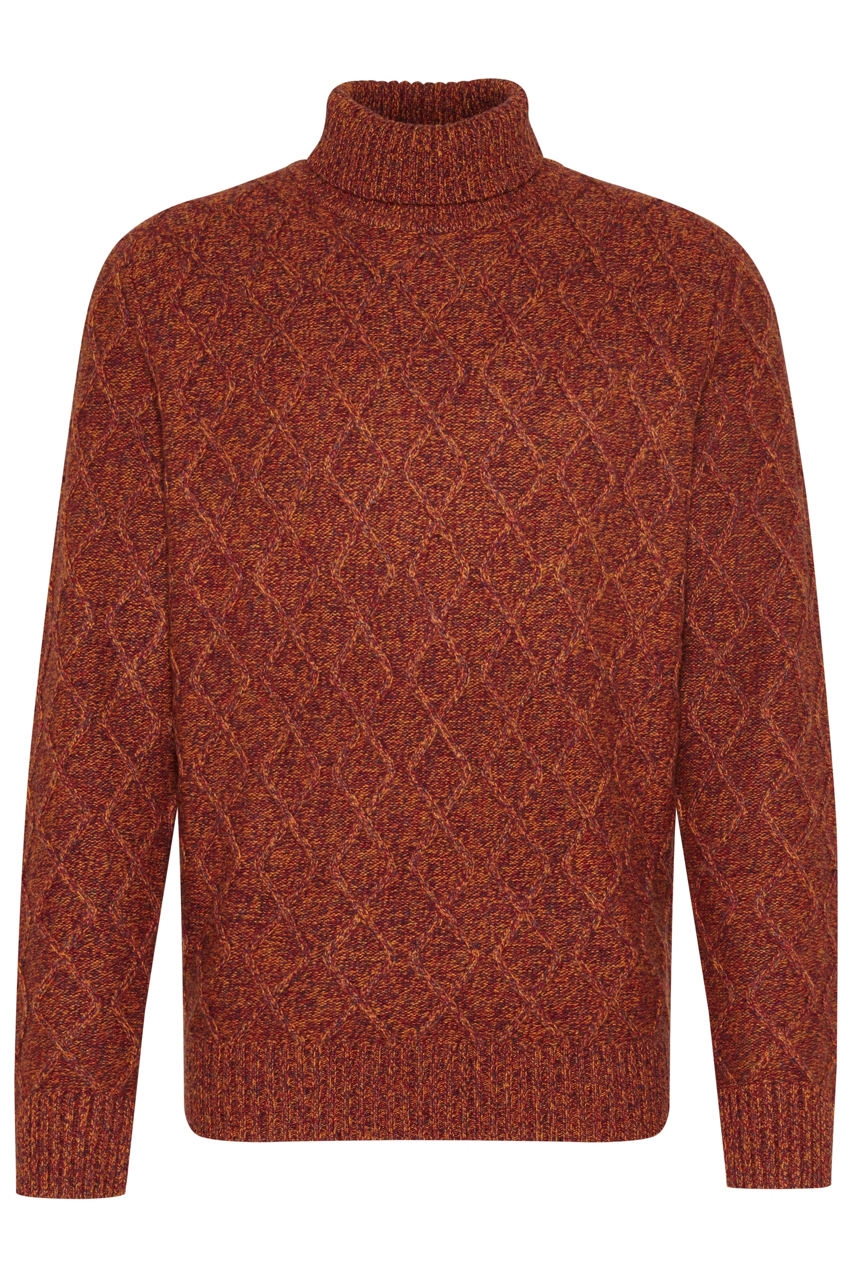 bugatti Rollkragenpullover, mit 3-D-Rautenmuster