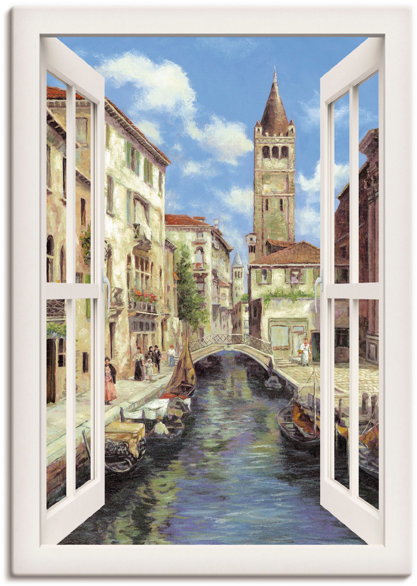 Artland Wandbild »Venedig«, Venedig, (1 St.), als Leinwandbild, Wandaufkleb günstig online kaufen