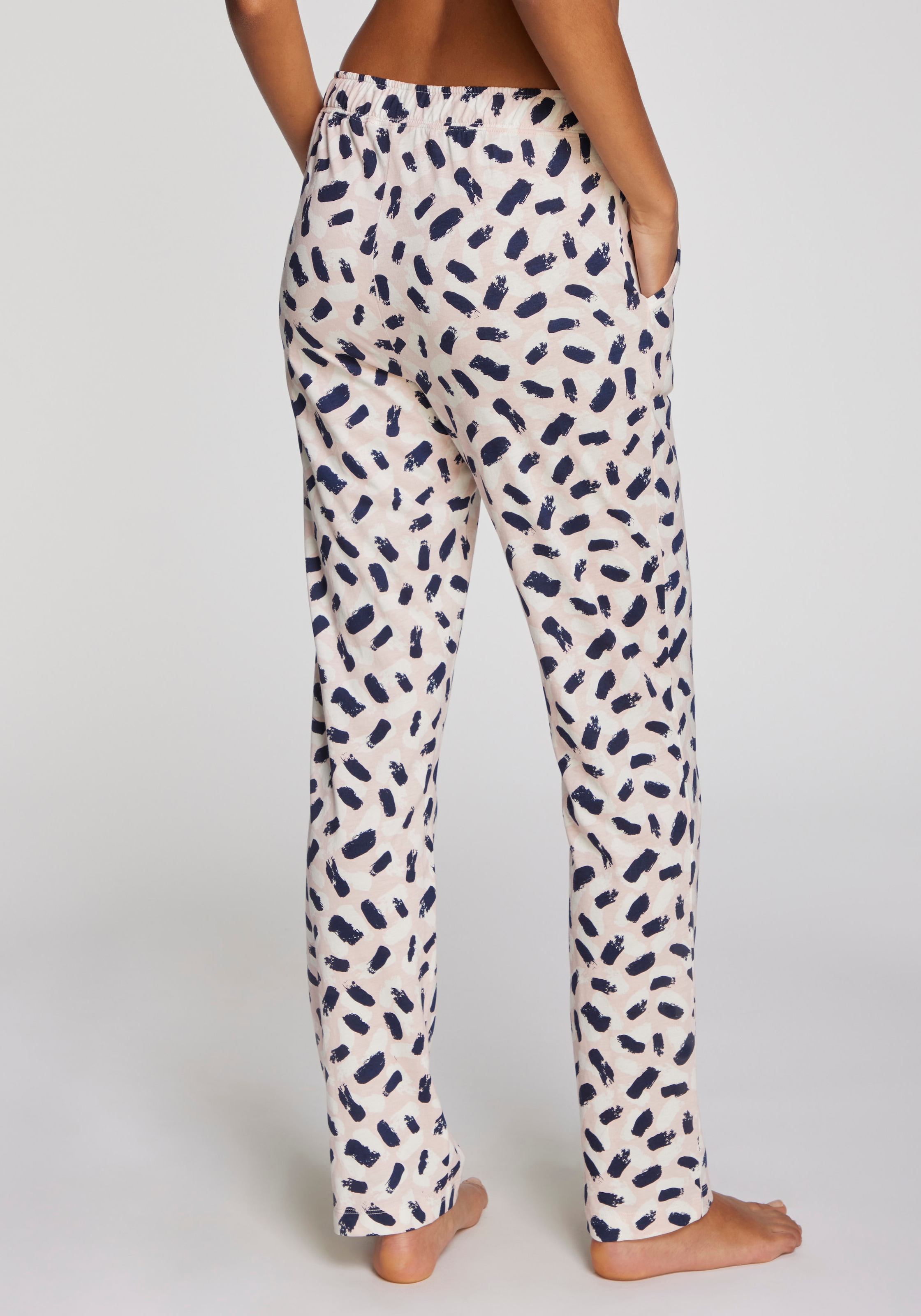 s.Oliver Pyjamahose  mit schönem Alloverdruck