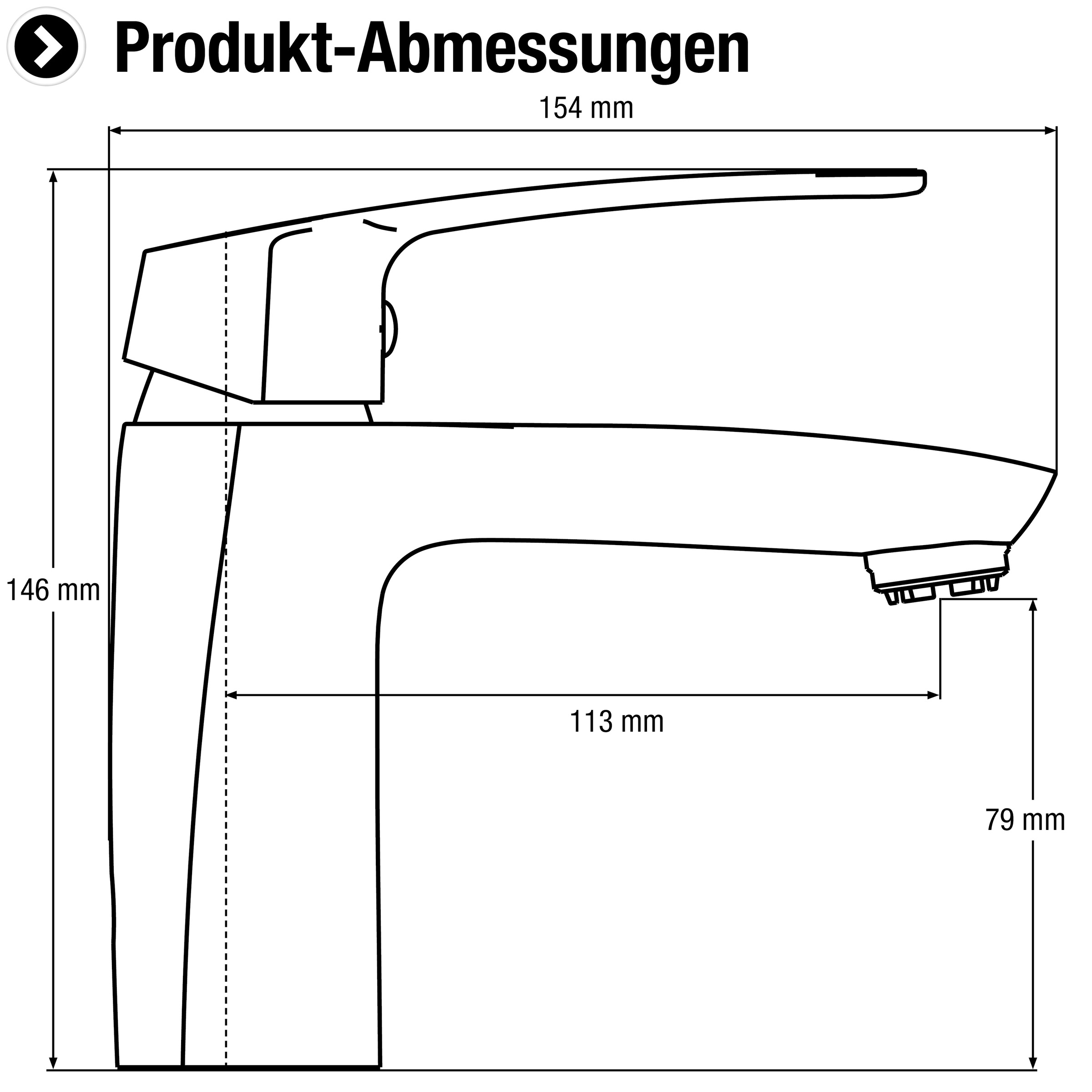 CORNAT Waschtischarmatur »Belmont« ND, Messing, verchromt