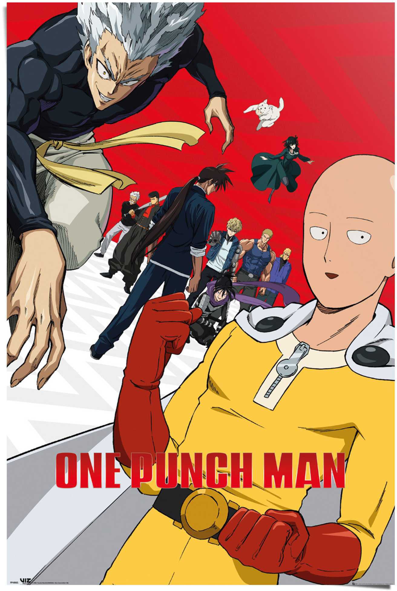 Man online Superheld Japan Webcomic kaufen St.) - Punch »One (1 Manga - - Reinders! Poster Saitama«,