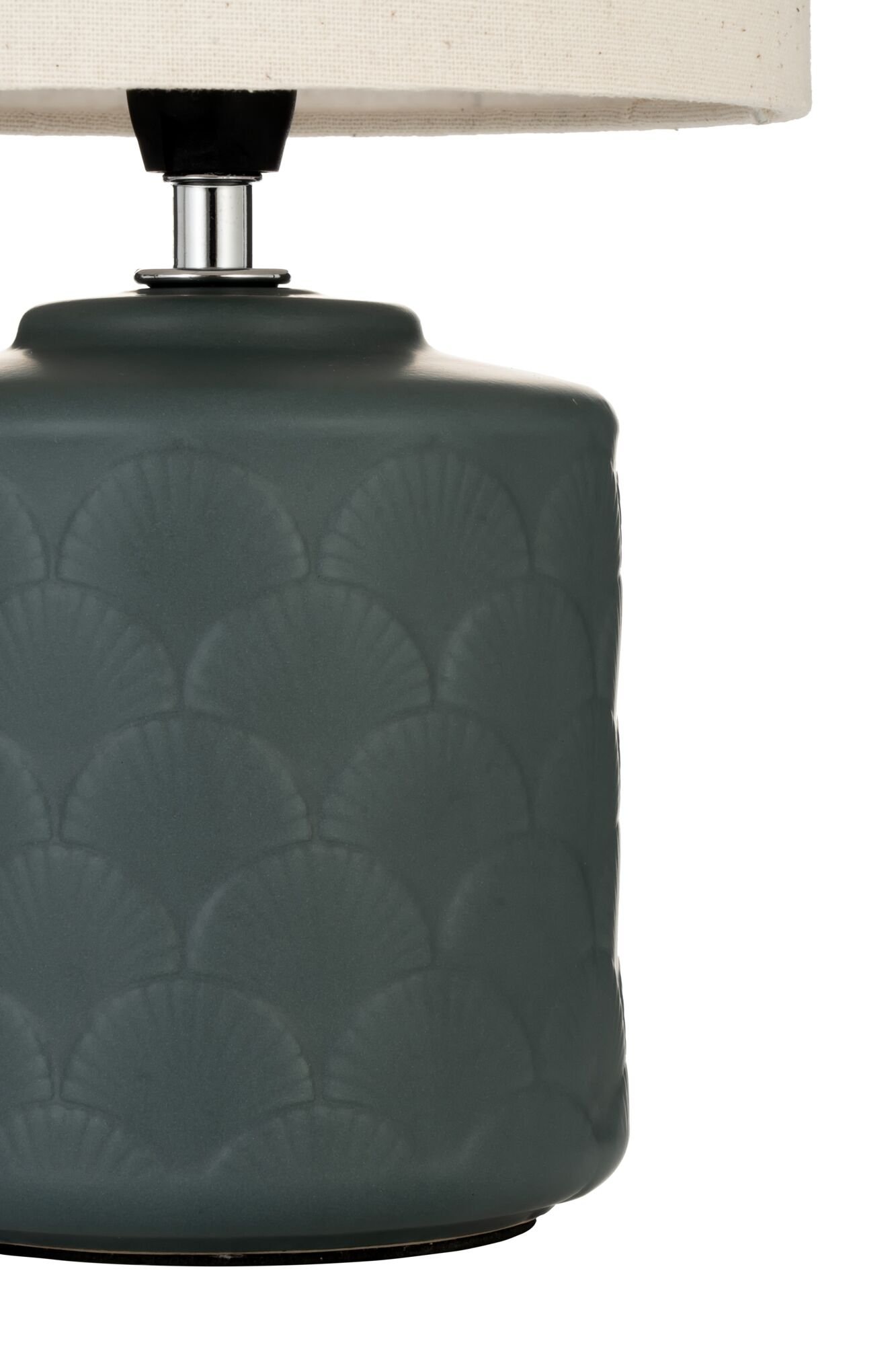 Pauleen Tischleuchte »Glowing Midnight max20W beige/green matt 230V Stoff/Keramik«, 1 flammig, Leuchtmittel E14 | ohne Leuchtmittel, E14
