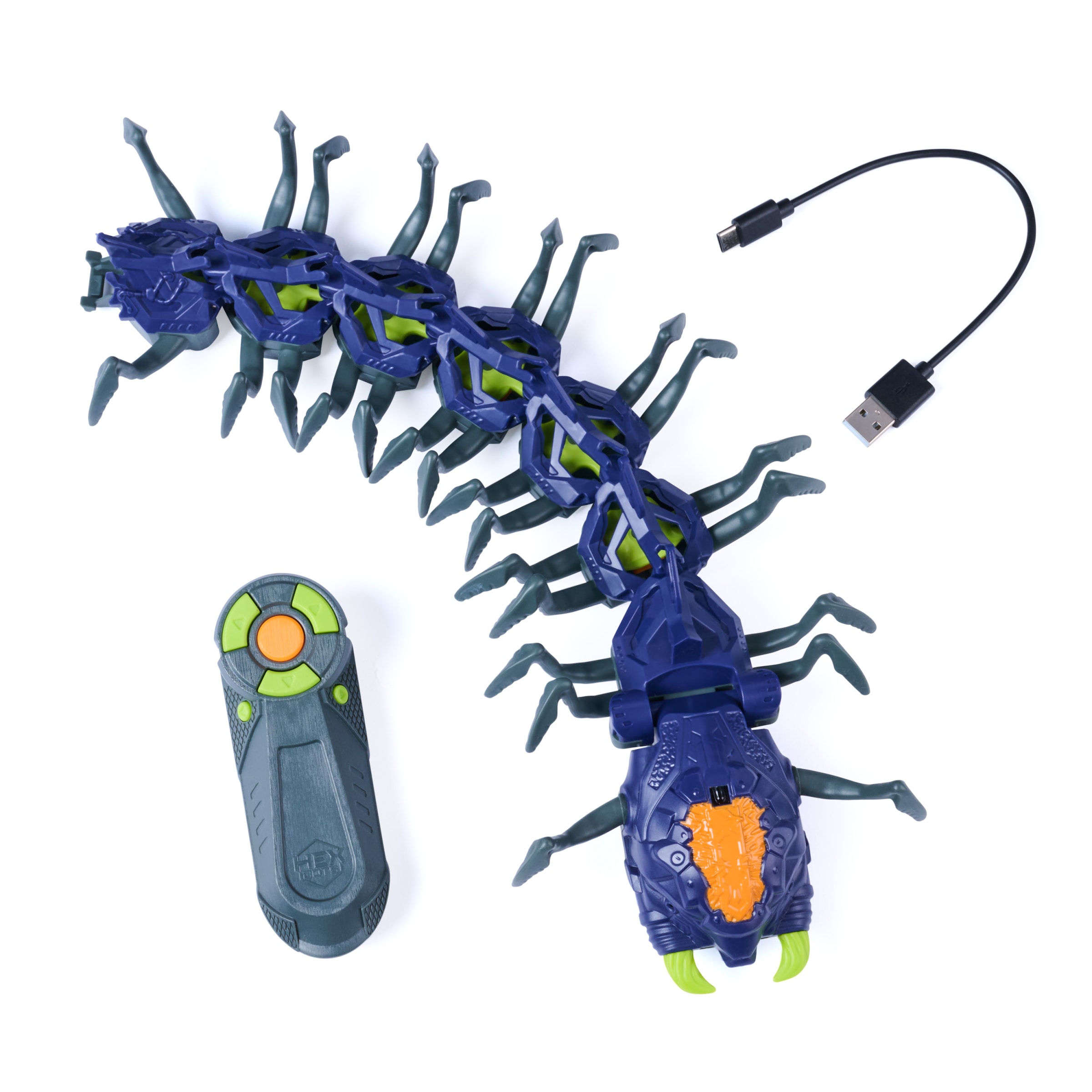 Spin Master RC-Tier »Hex Bots - Ferngesteuerter Tausendfüssler« mit Leuchteffekt