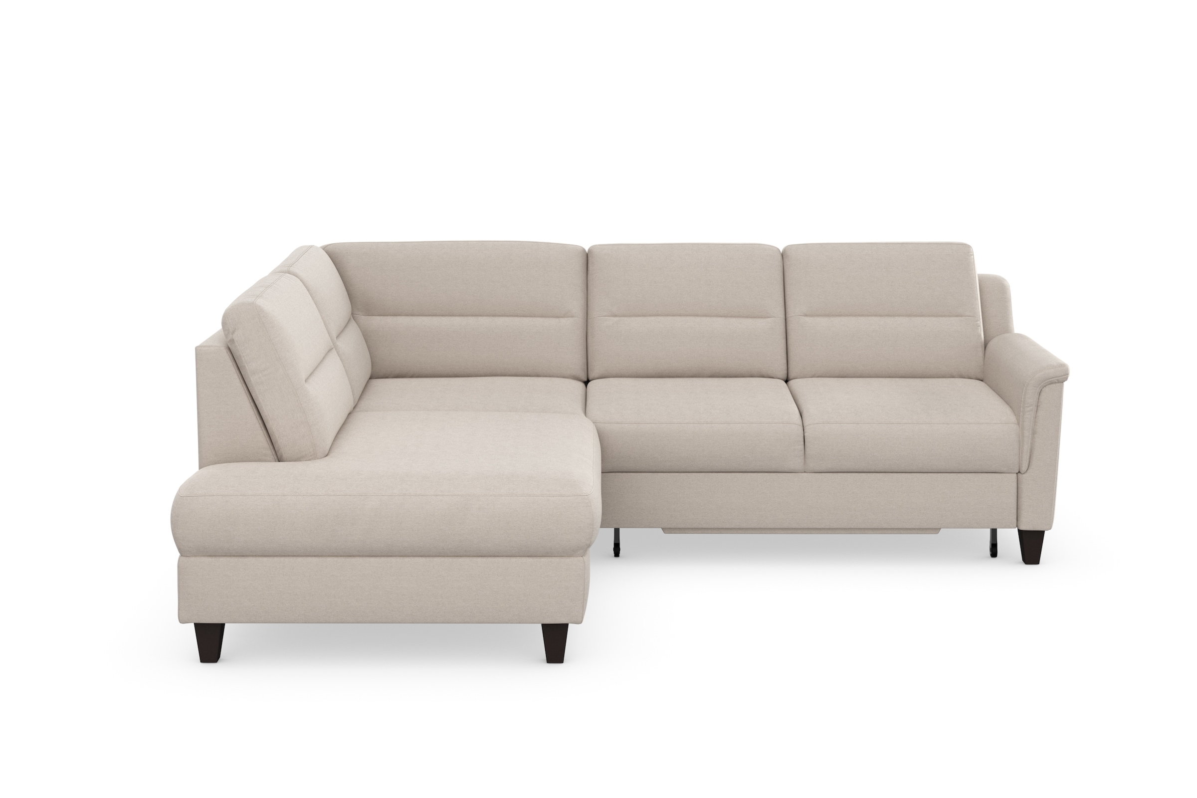 sit&more Ecksofa »Farö L-Form«, inklusive Federkern, wahlweise mit Bettfunktion und Bettkasten