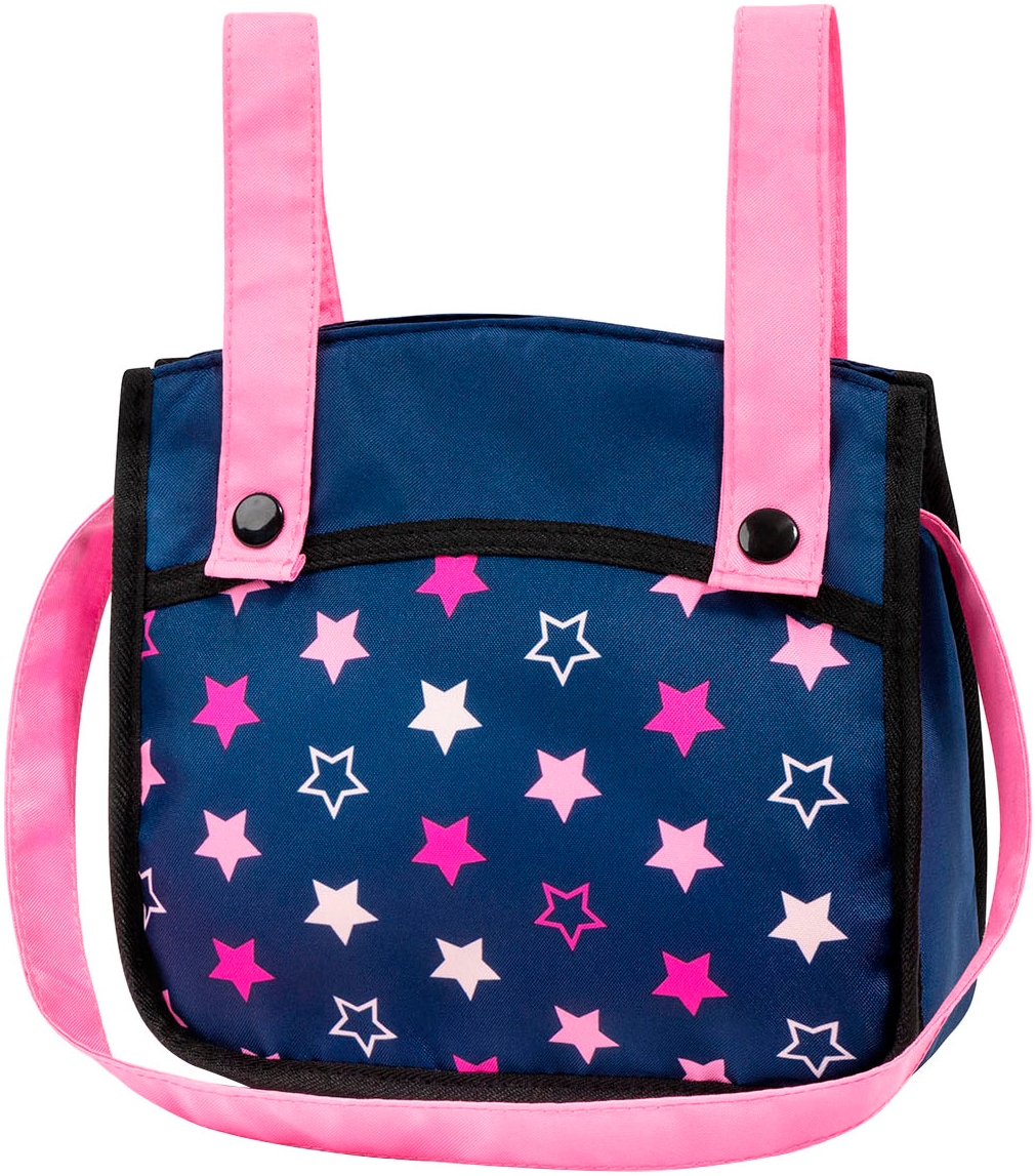 Bayer Kombi-Puppenwagen »Xeo, blau/pink Sternchen«