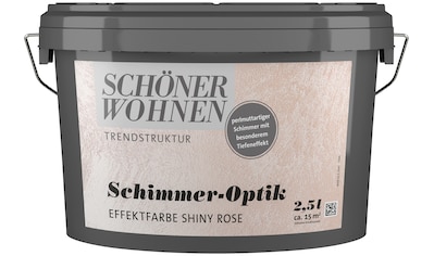 SCHÖNER WOHNEN-Kollektion Wandfarbe »Schimmer-Optik Effektfarbe shiny-rose«, glänzend... kaufen