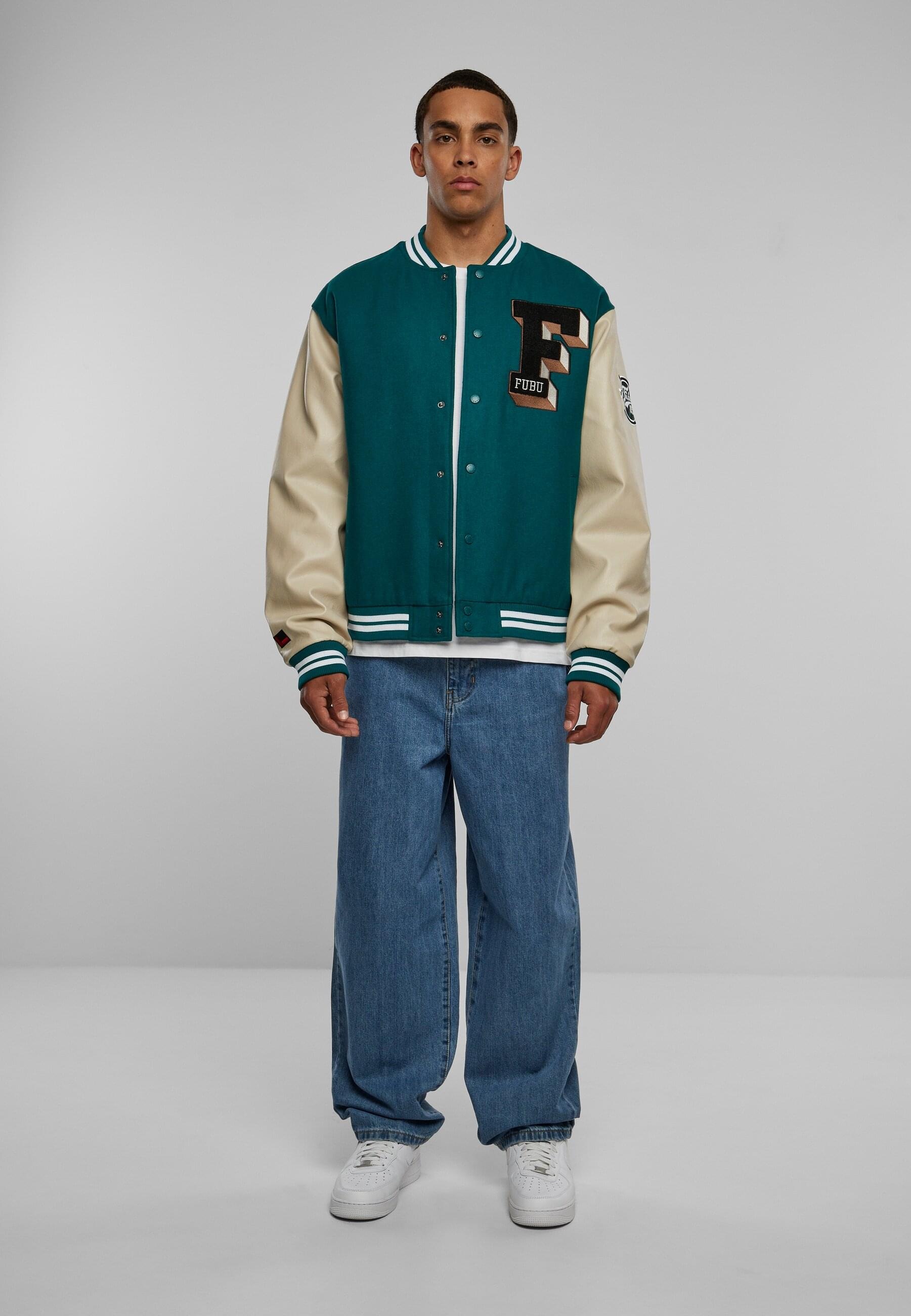 Fubu Bomberjacke »Fubu Herren FM233-009-2 FUBU College Varsity Jacket« 1 Stk. tlg. ohne Kapuze