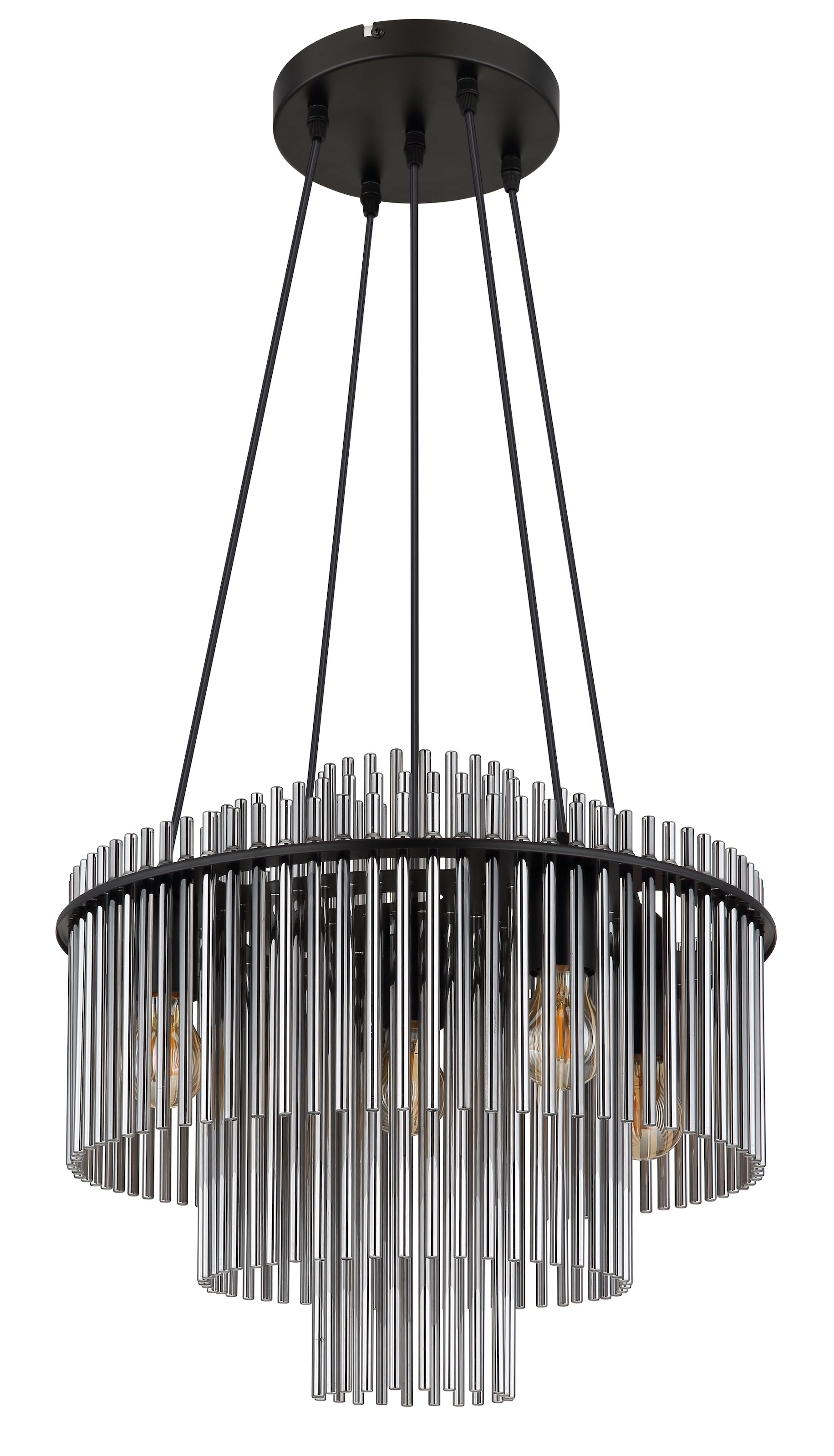 GLOBO LIGHTING Pendelleuchte »GORLEY« E27 1 Design Glasstäbe, Deckenlampe, günstig online kaufen