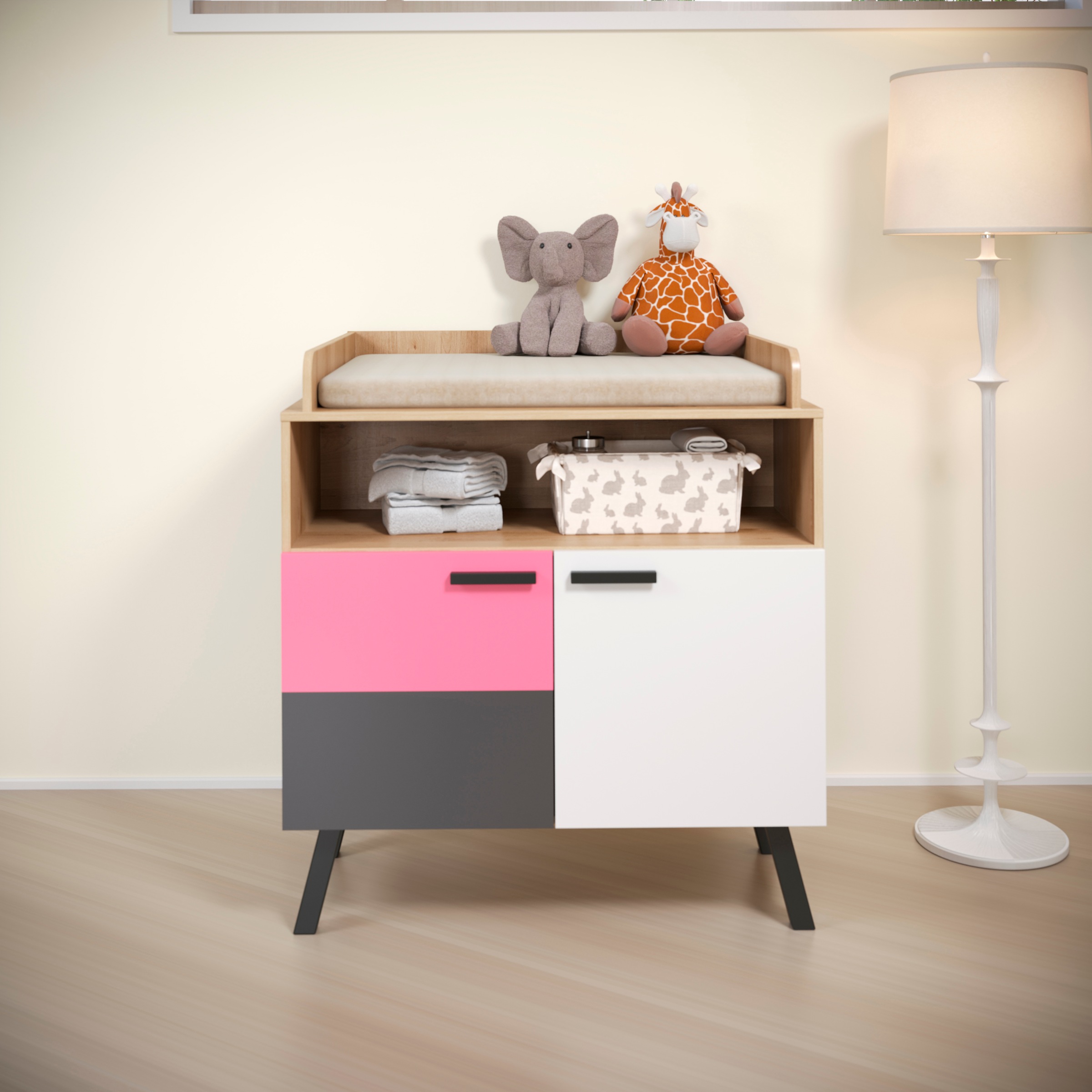 trendteam Wickelkommode »Mats«, bis 15 kg, 96 cm