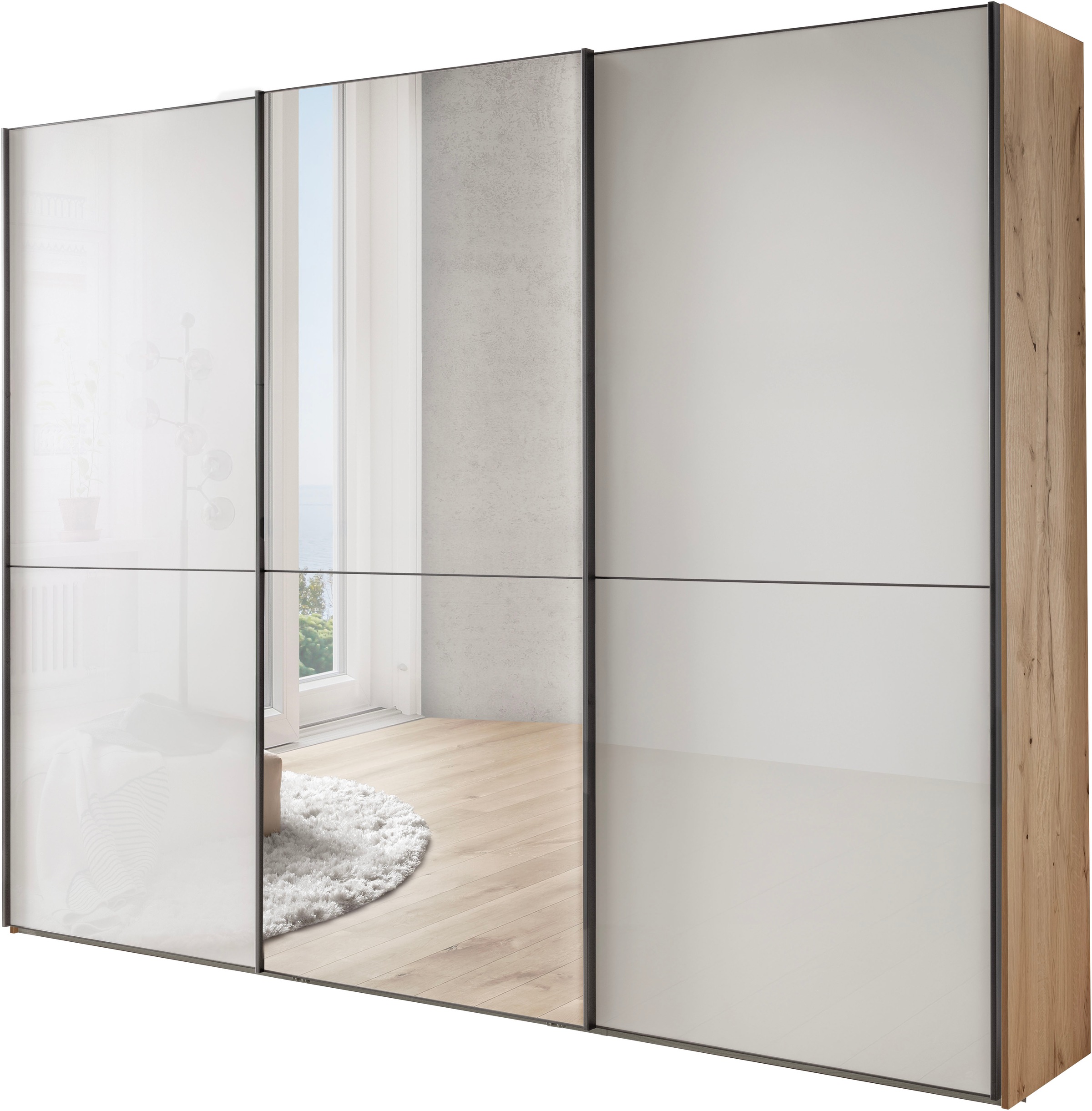 WIEMANN Schwebetürenschrank »Phoenix, Made in Germany, modernes Design, Hig günstig online kaufen