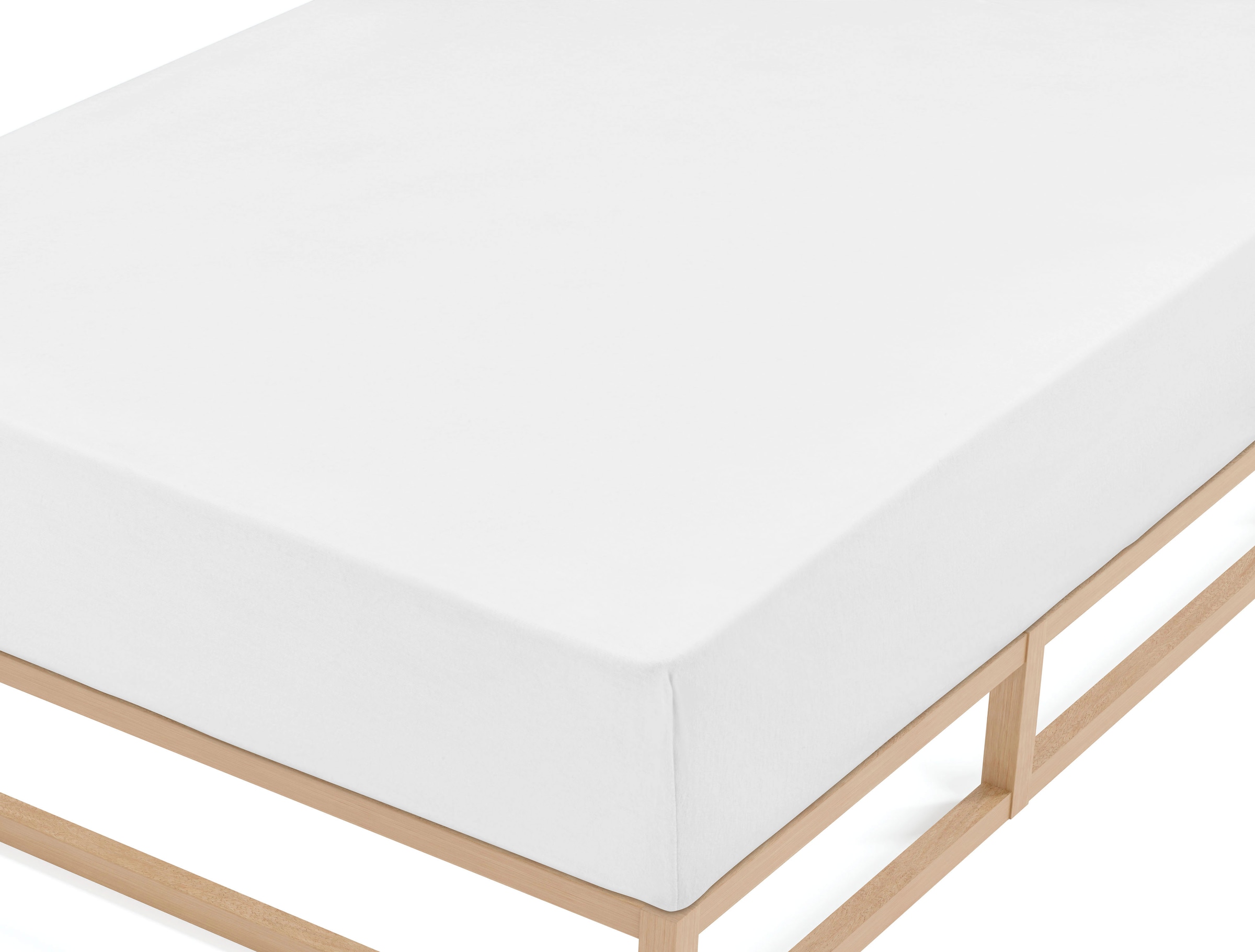 Biberna Sleep & Protect Matratzenauflage »Stretchmolton-Spannbetttuch für Wasserbetten + hohe Matratzen«