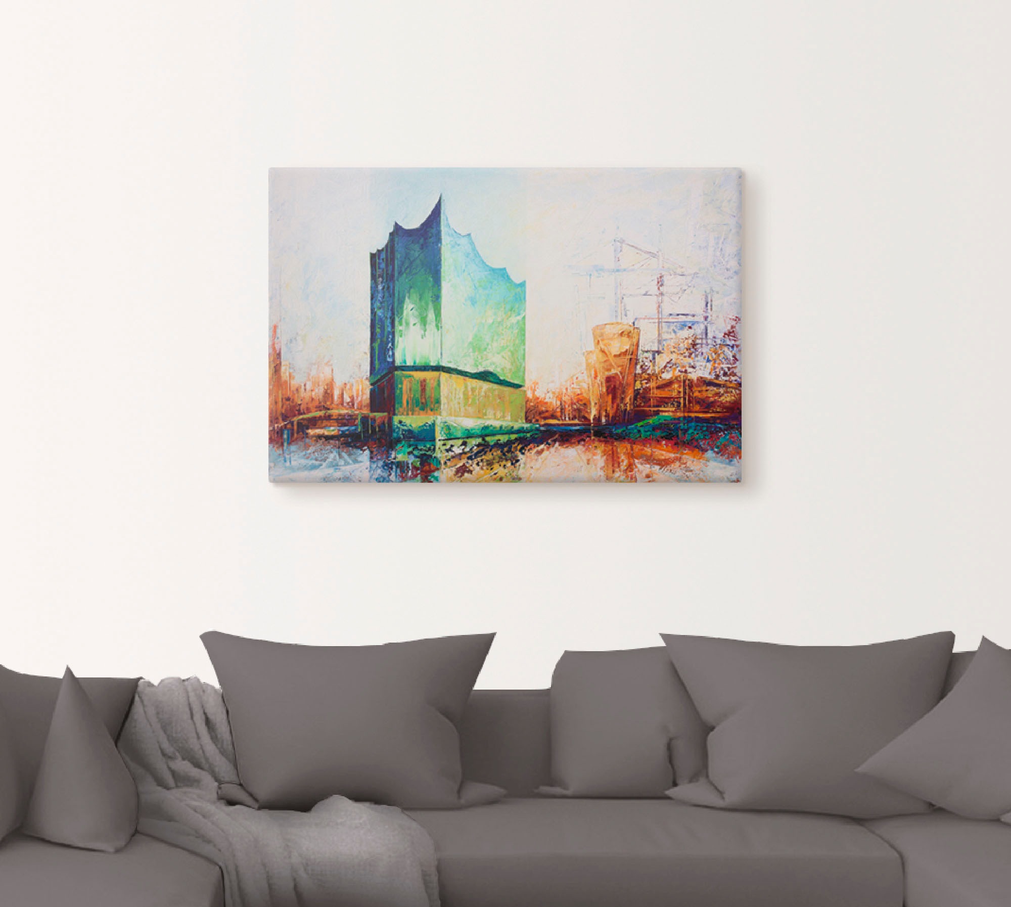Artland Wandbild »Elbharmonie Hamburg« Deutschland 1 Stk. tlg. als Leinwand günstig online kaufen