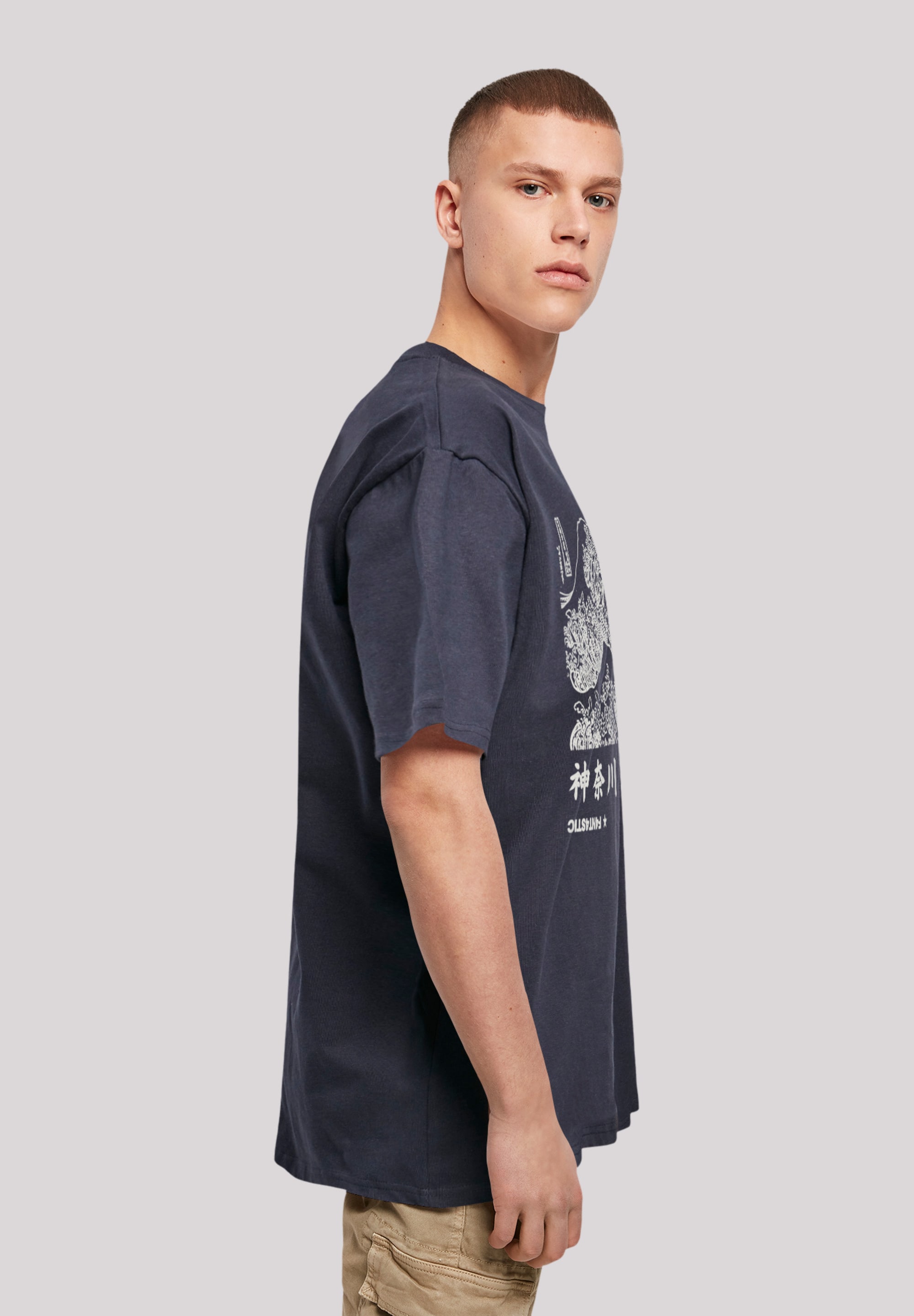 F4NT4STIC T-Shirt »F4NT4STIC Heavy Oversize T-Shirt Kanagawa Welle Japan«,  Keine Angabe kaufen